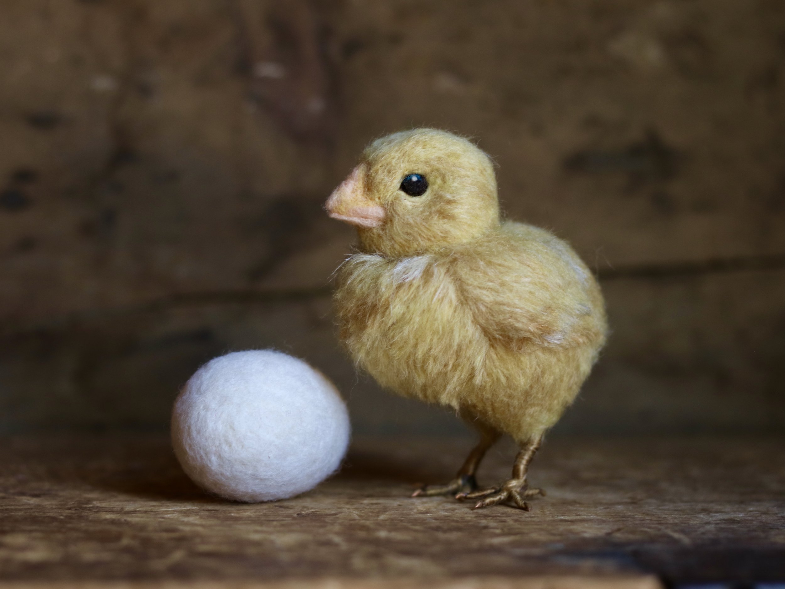 needle felted sculptures