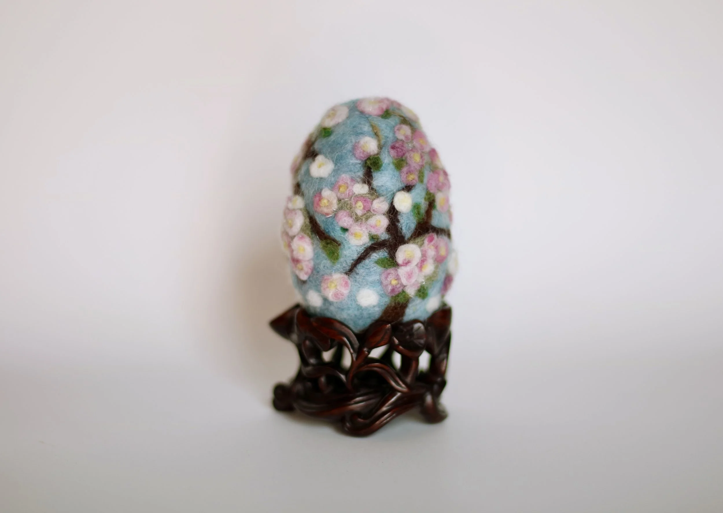 needle felted egg