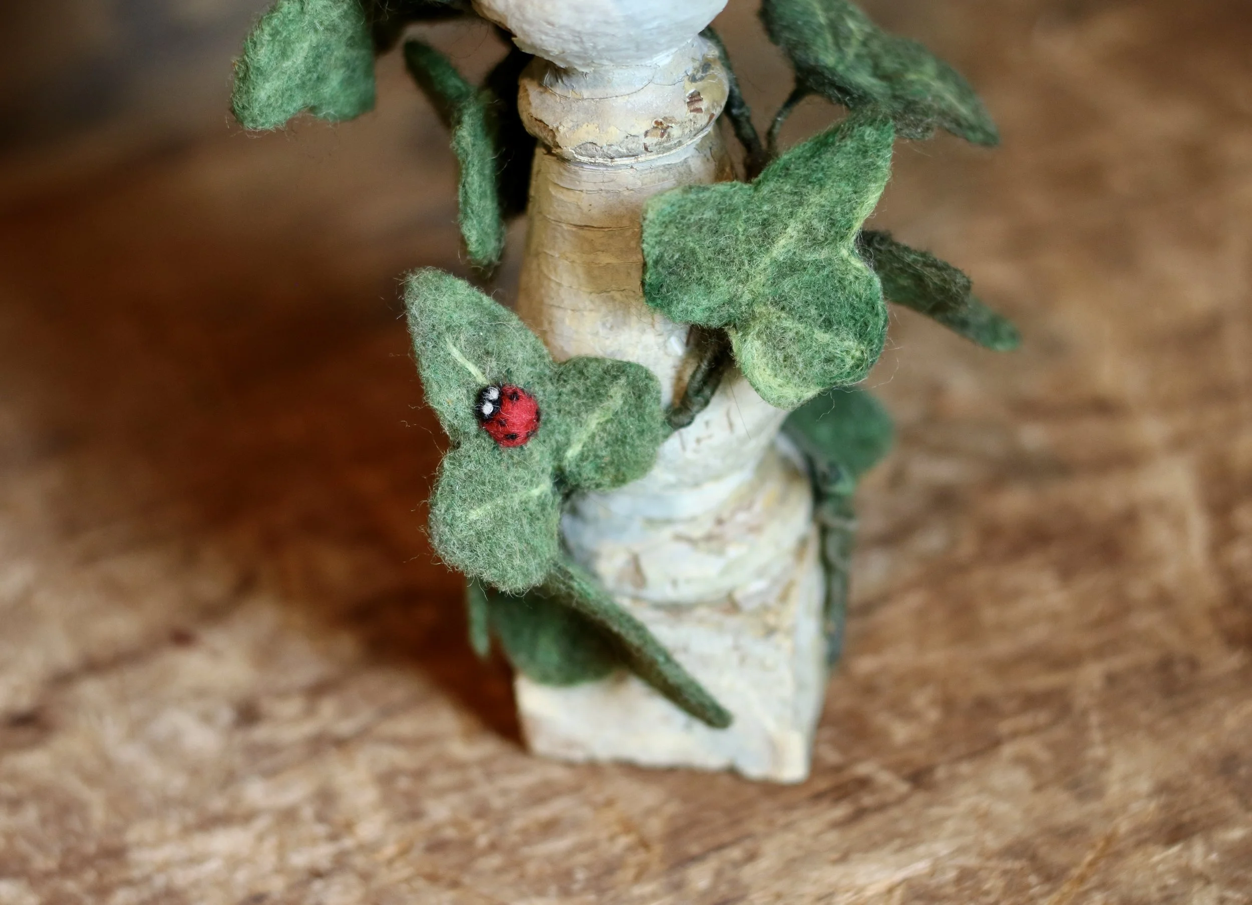 needle felted wren