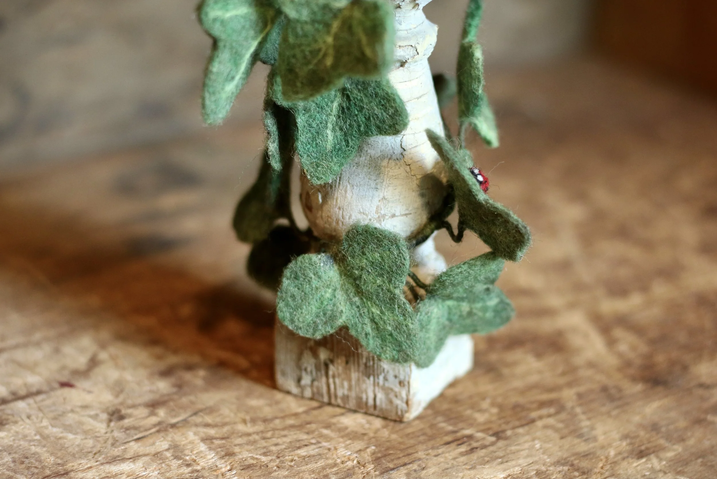 needle felted wren