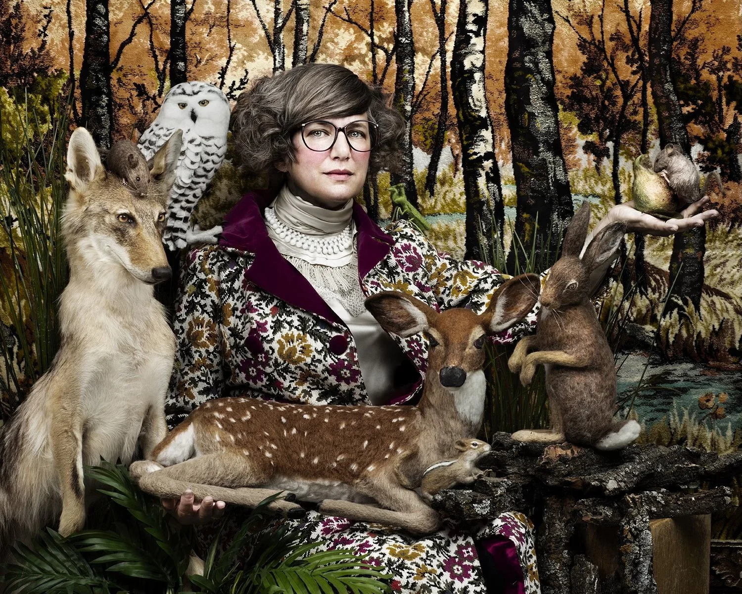 needle felted sculptures