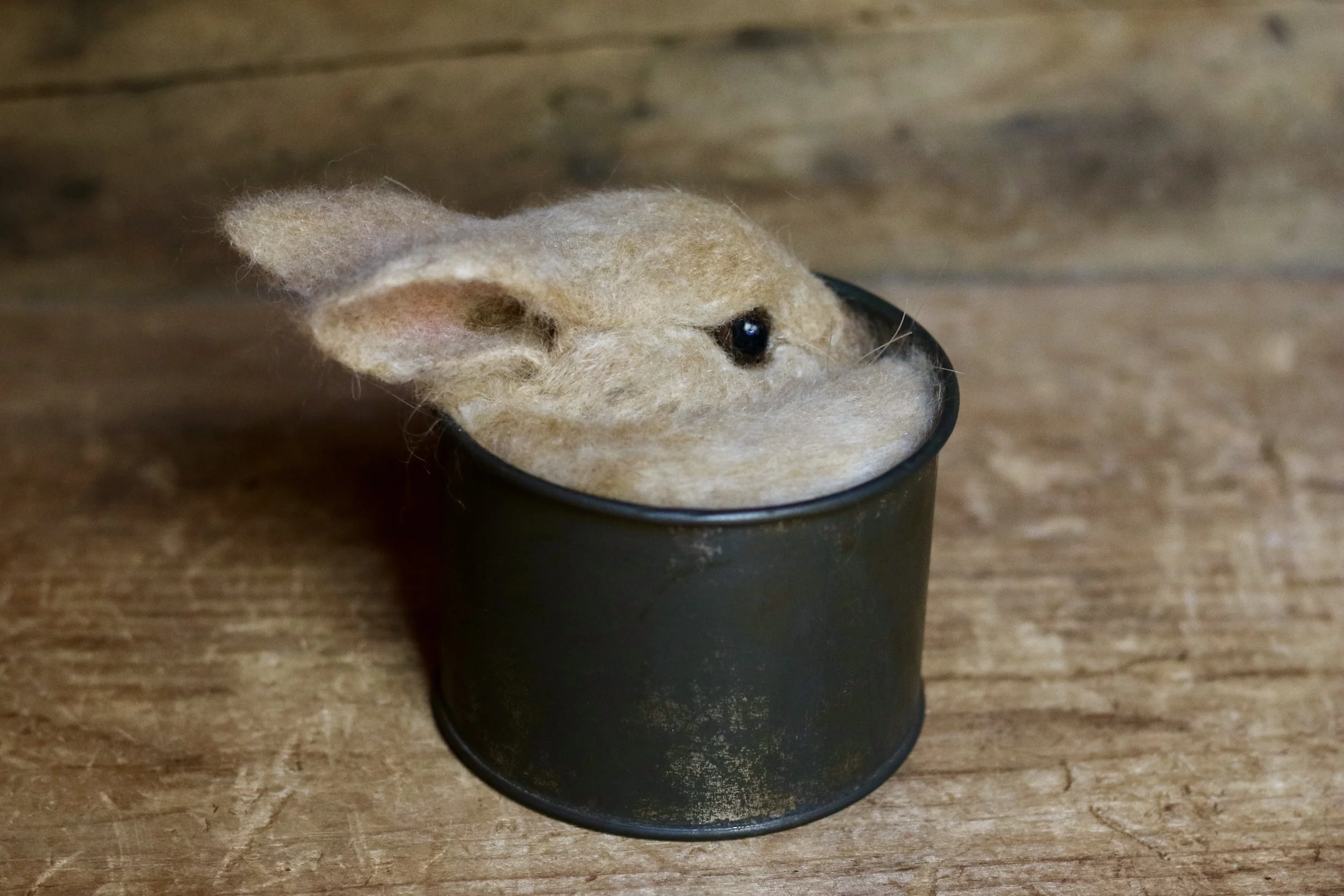 needle felted bunny
