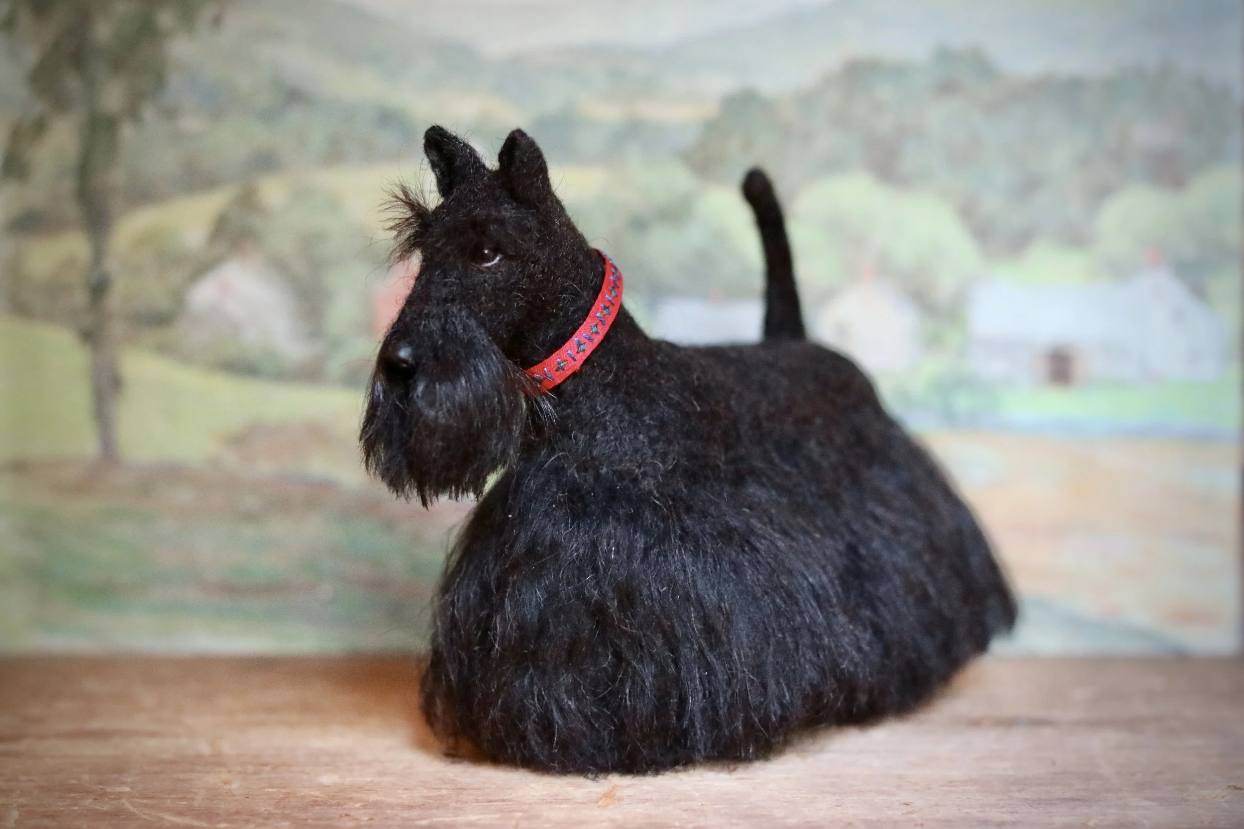 needle felted scottish terrier