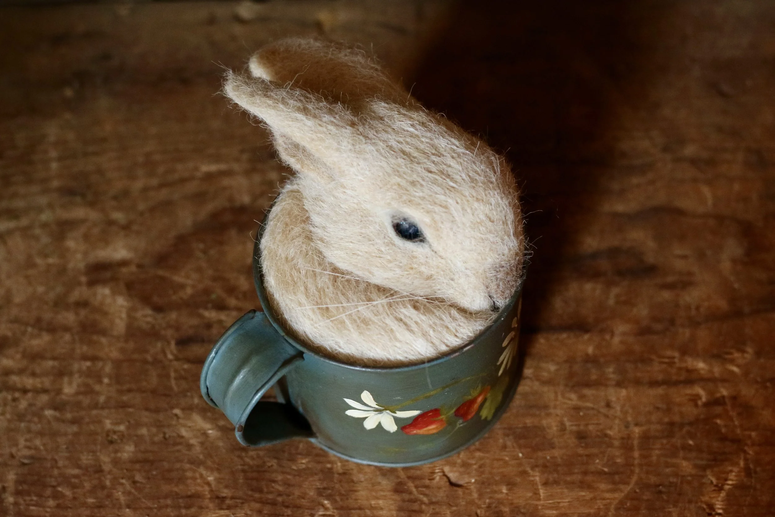 needle felted bunny