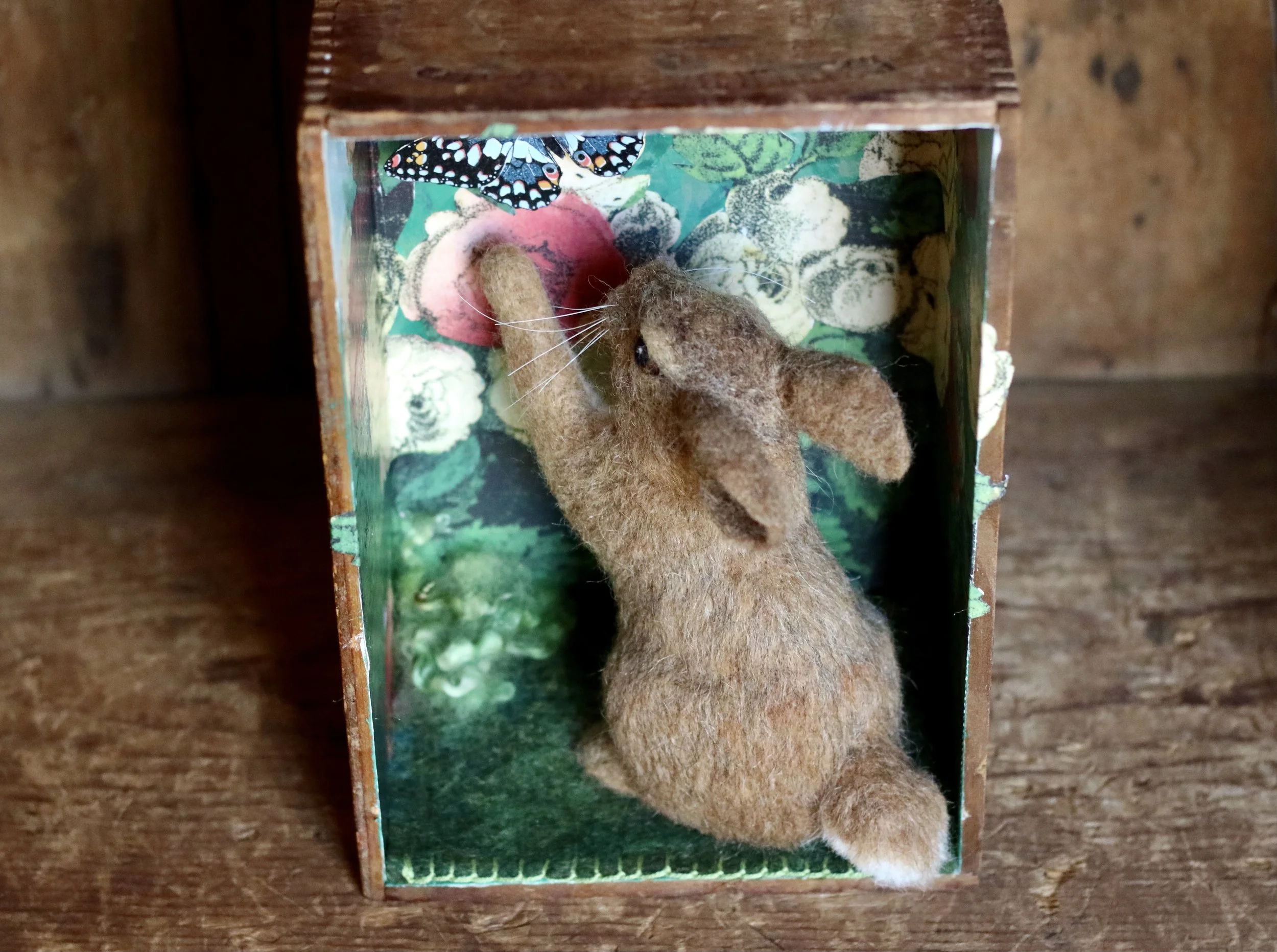 needle felted bunny