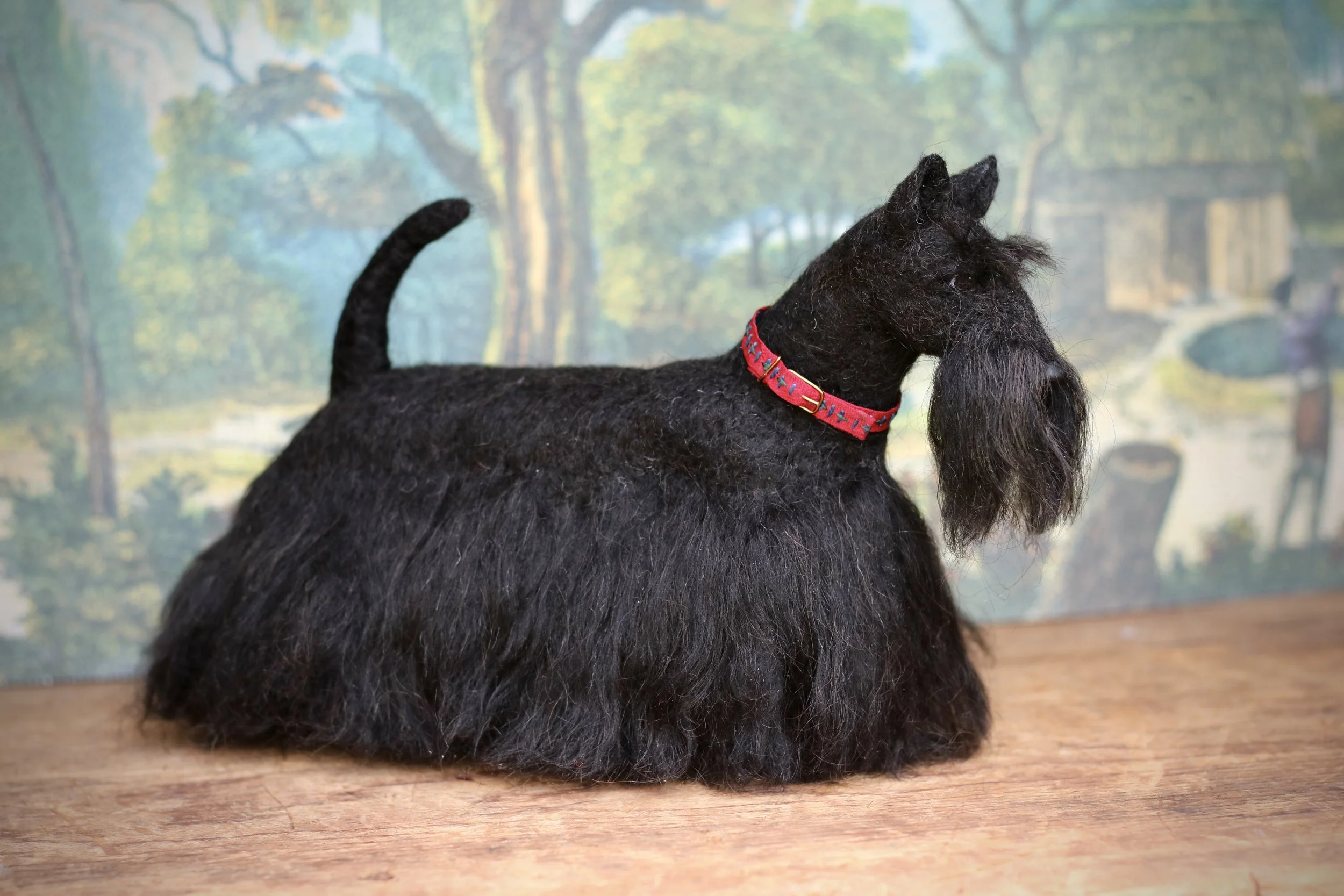 needle felted scottish terrier