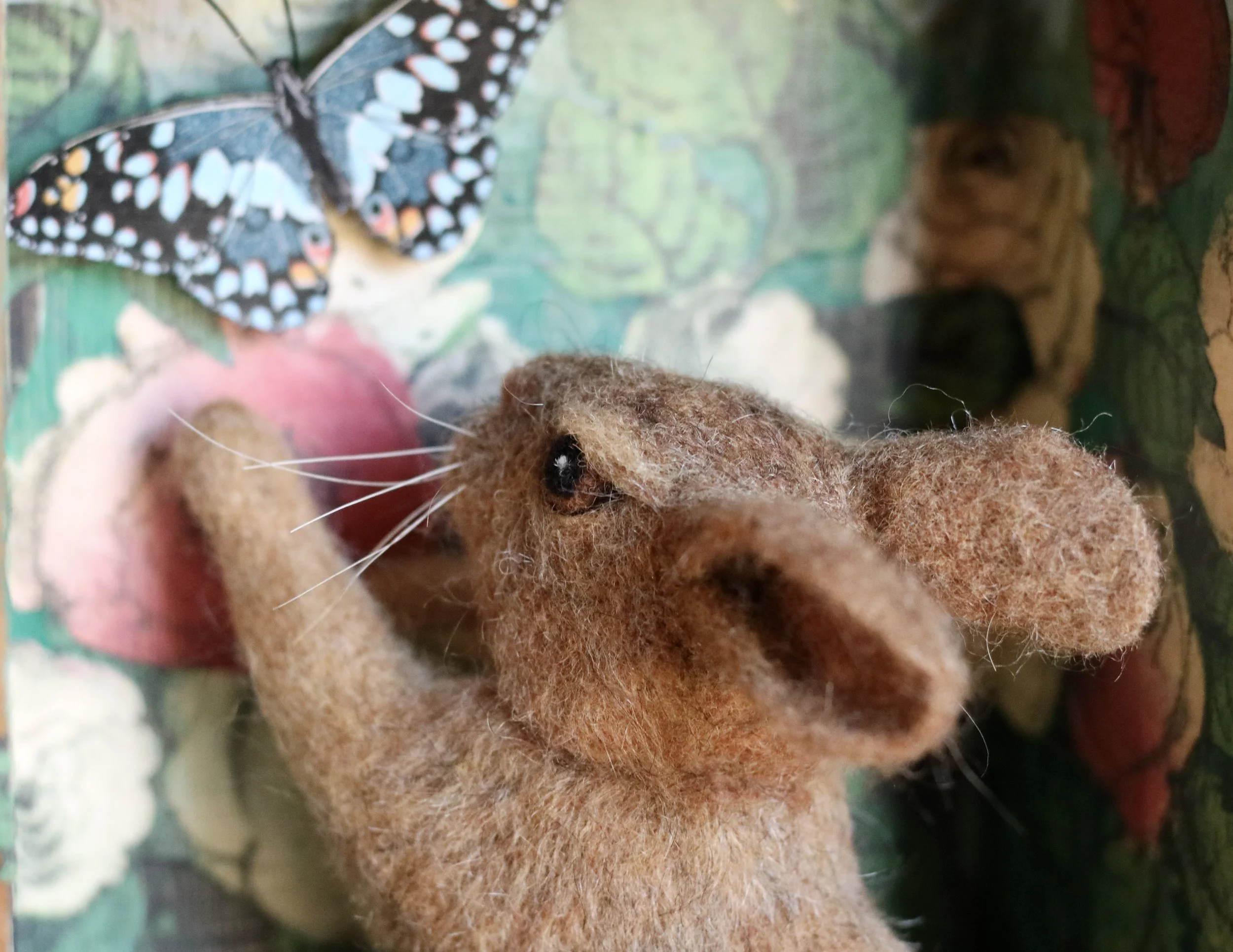 needle felted bunny