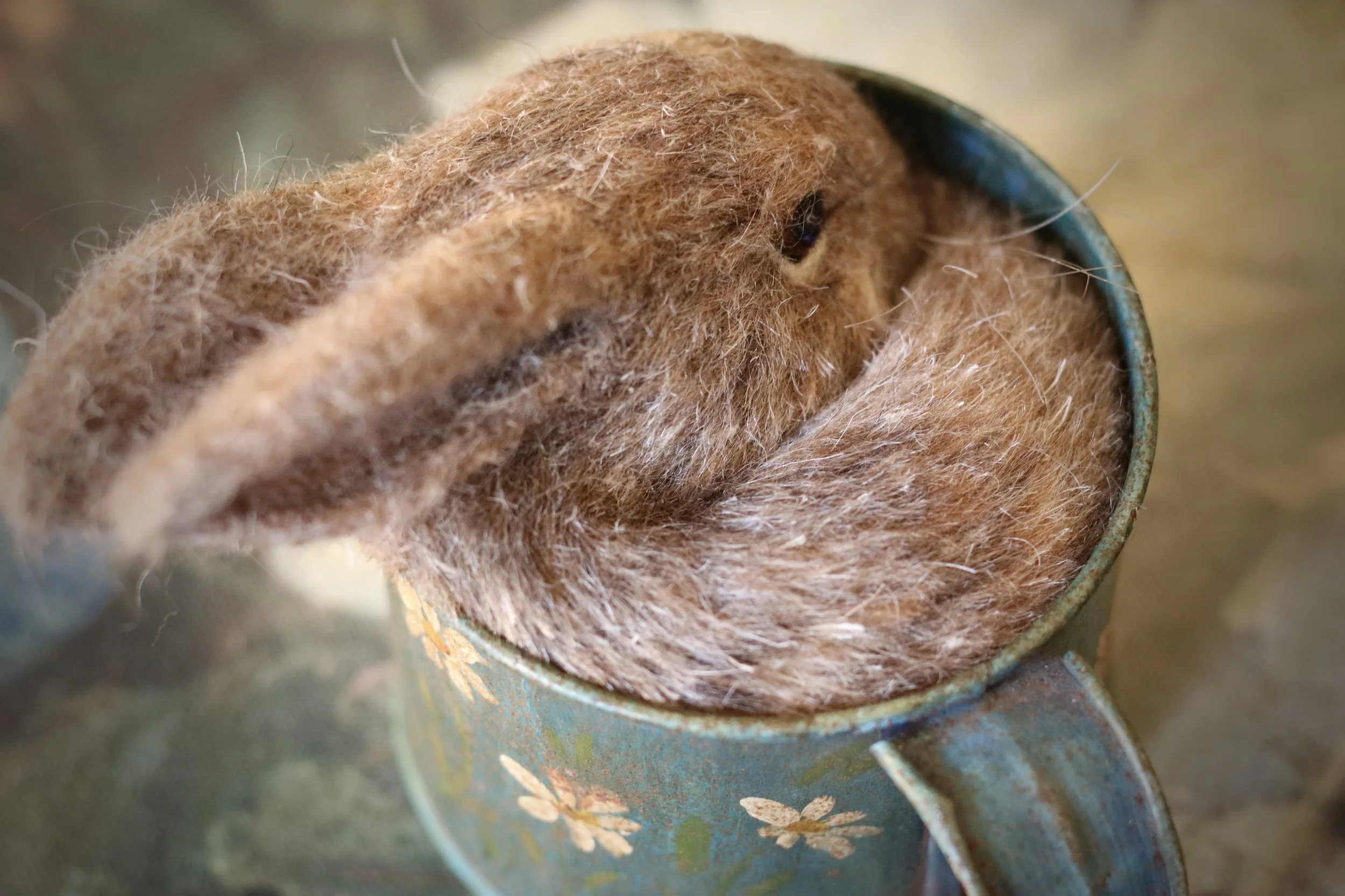 needle felted bunny