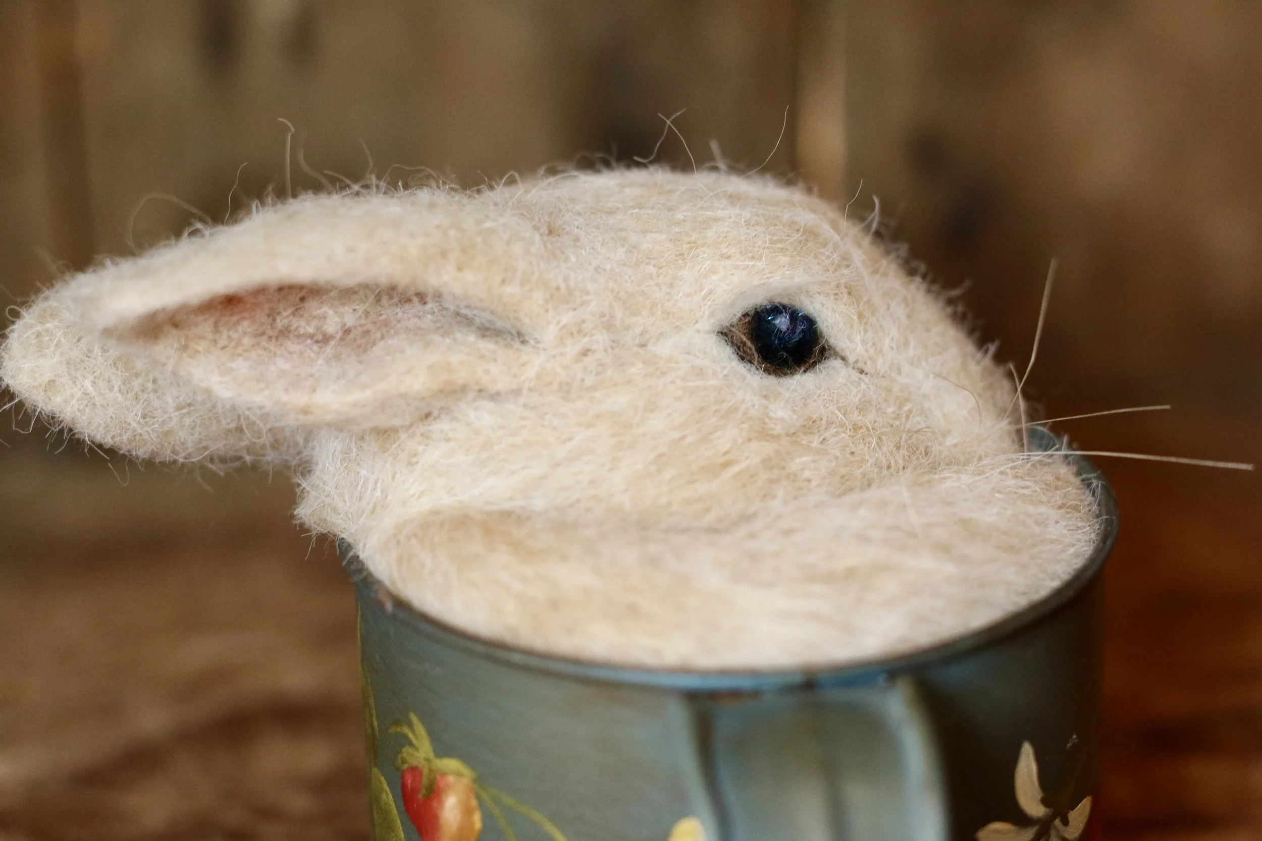 needle felted bunny