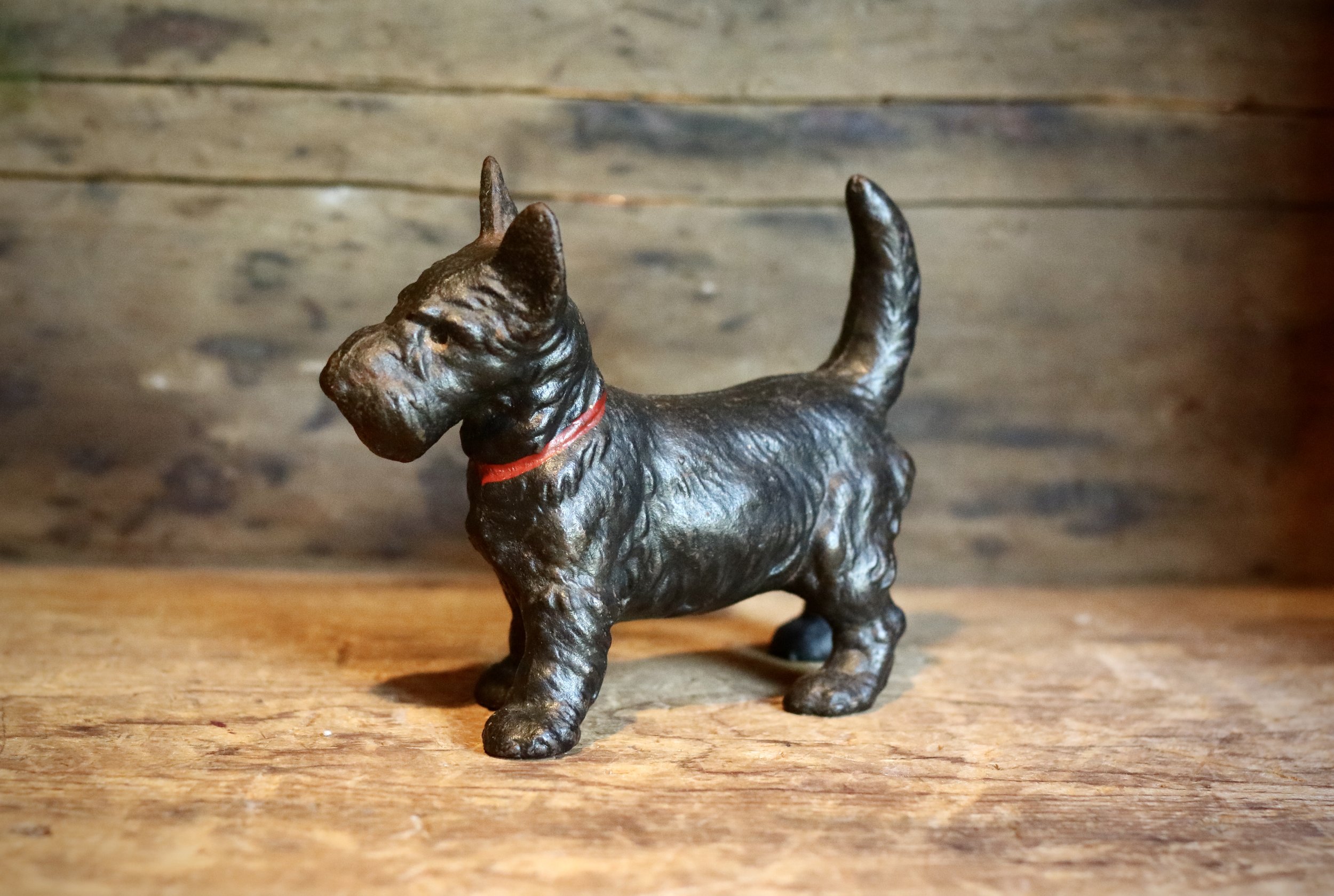 Hubley Cast Iron Scottie Dog doorstop