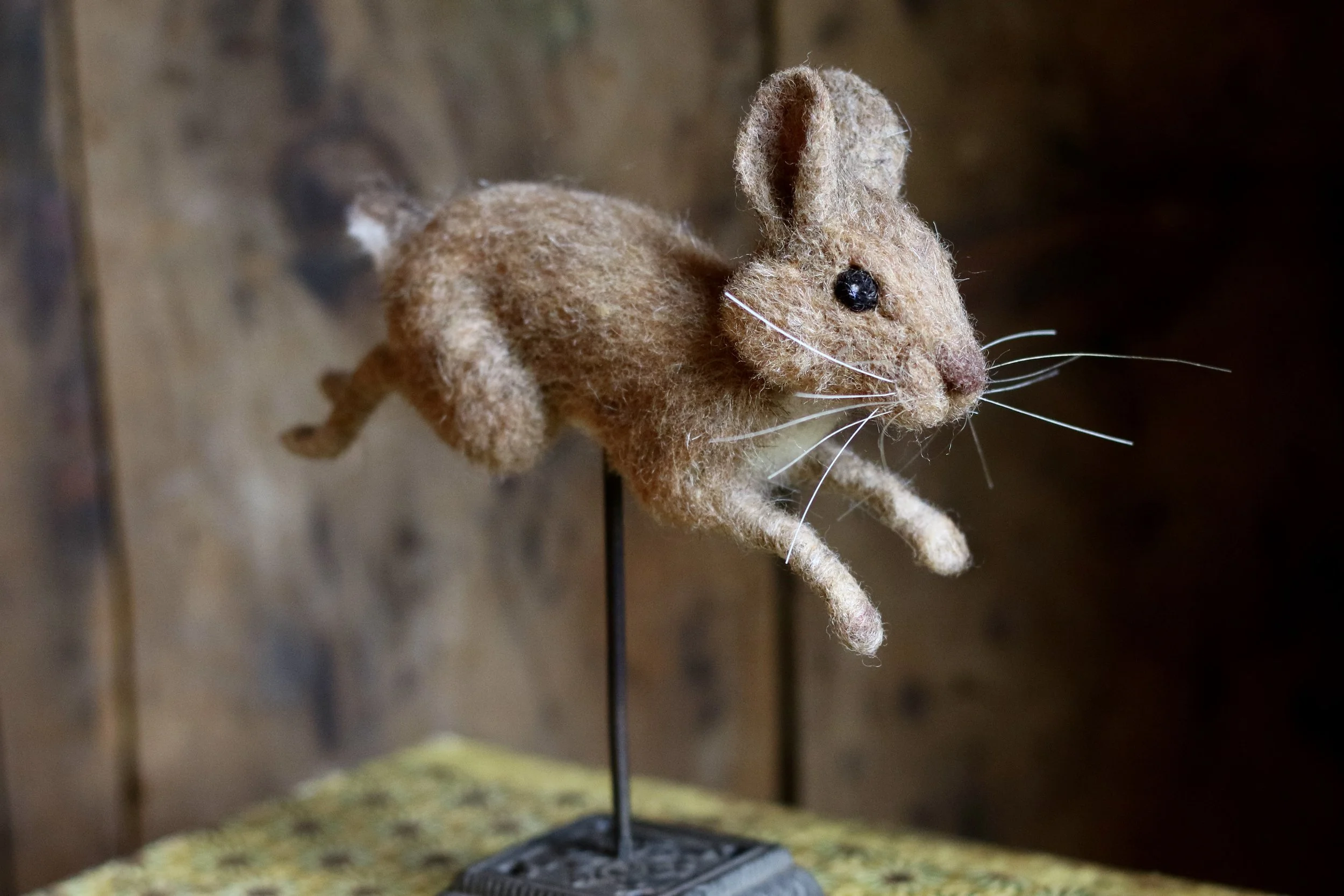 needle felted rabbit