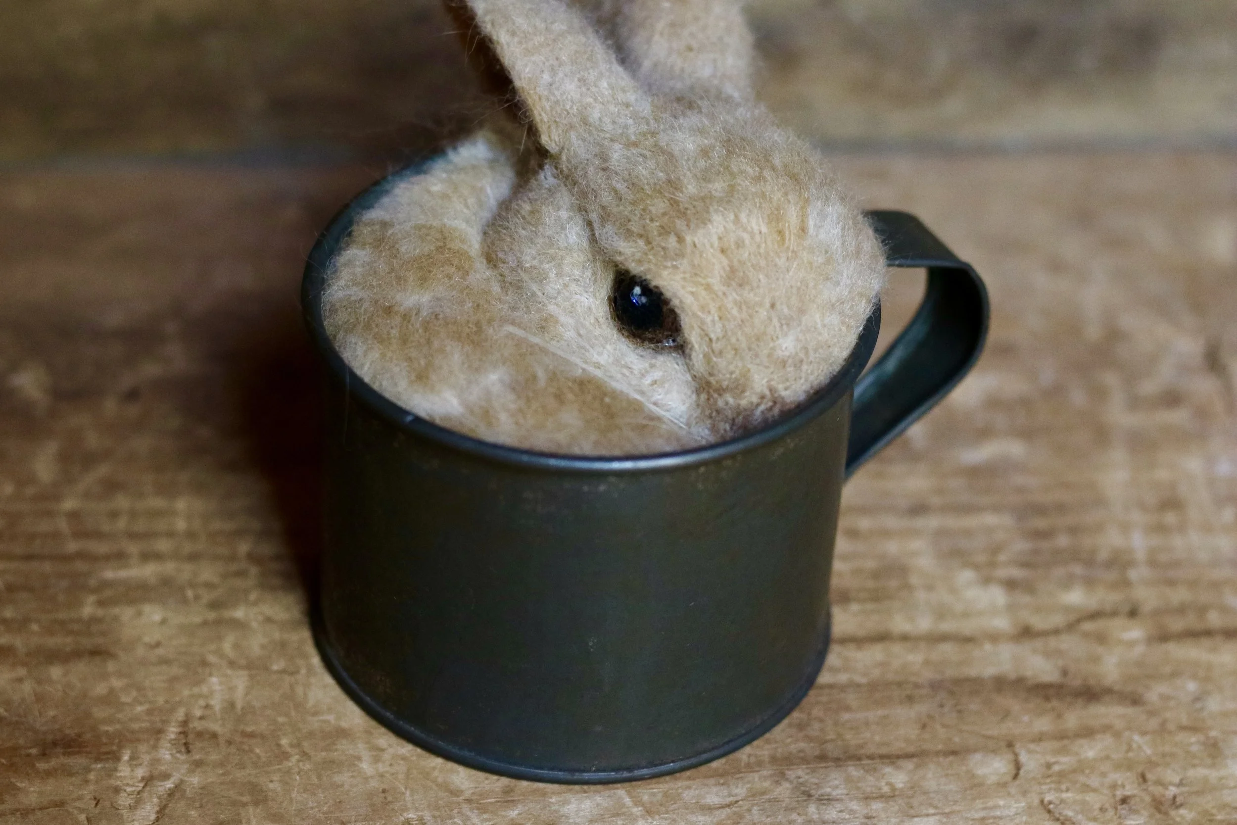 needle felted bunny