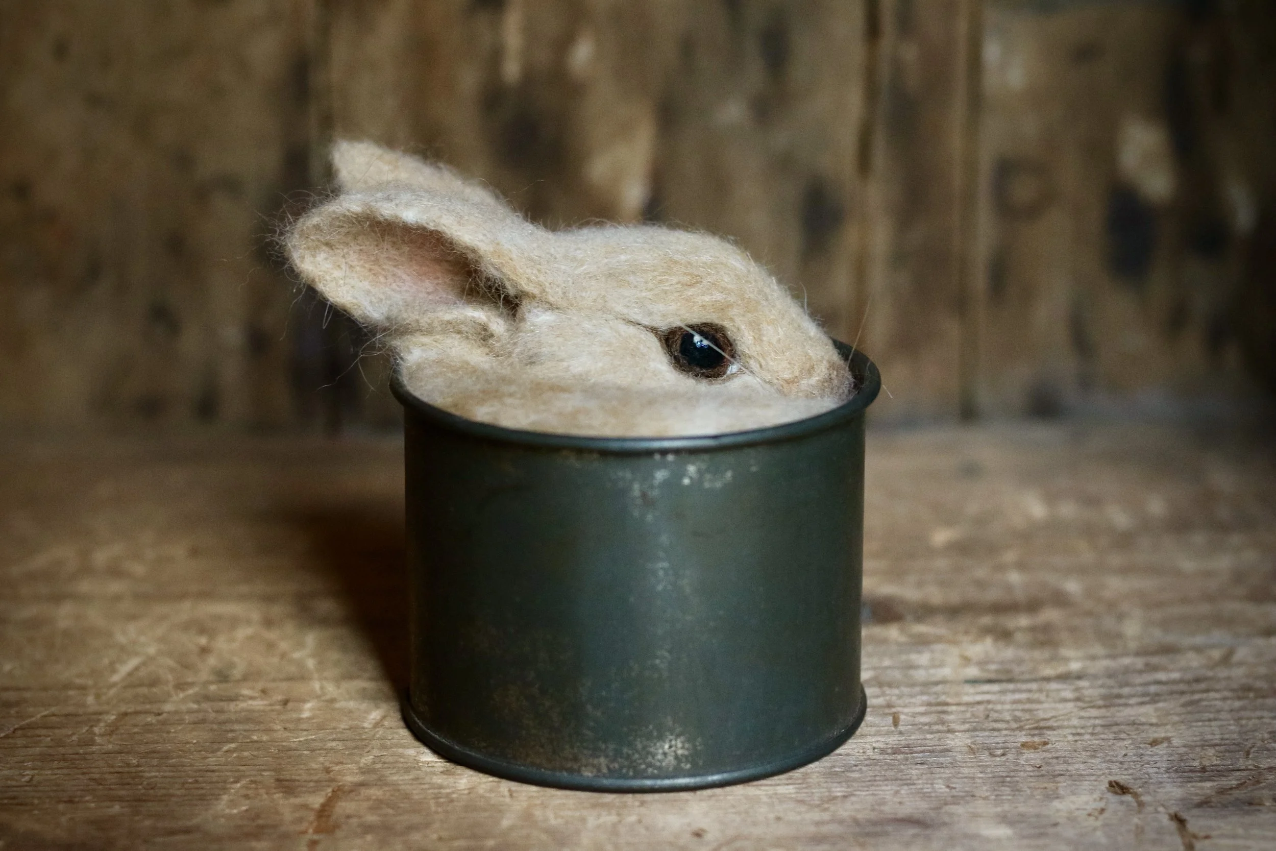 needle felted bunny