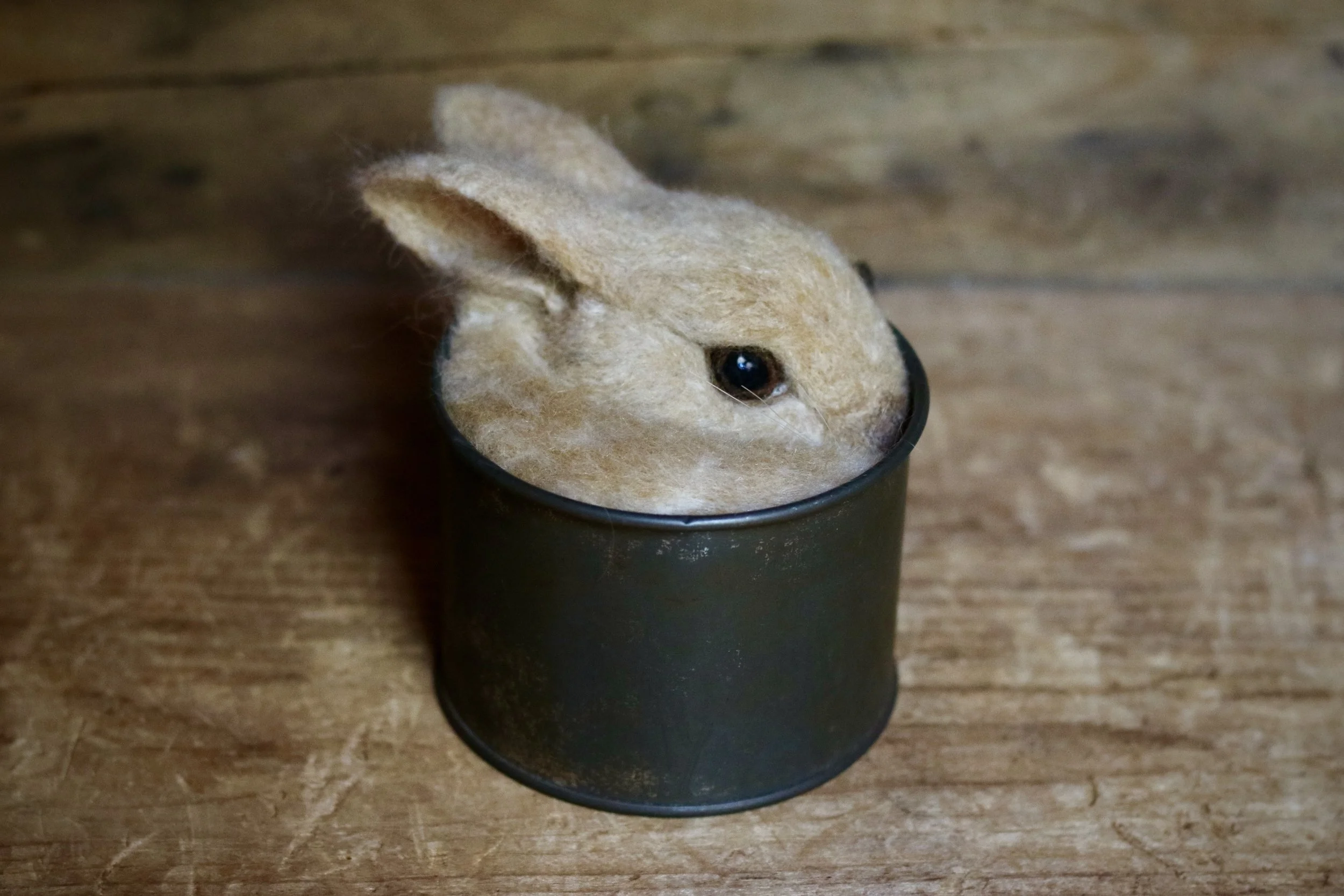 needle felted bunny