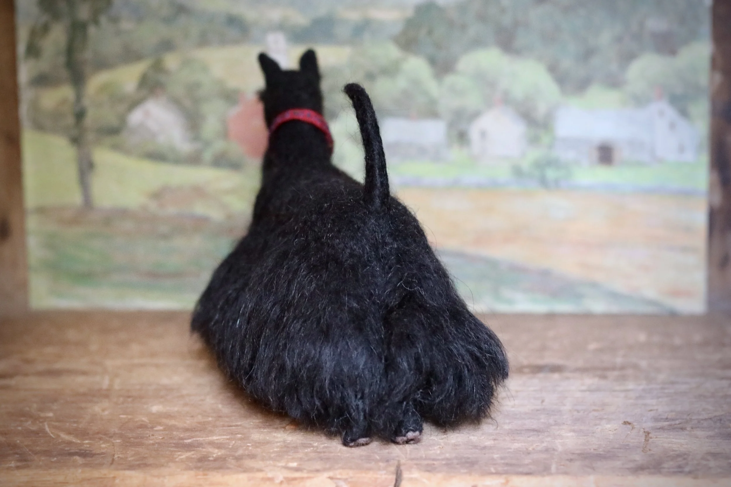 needle felted scottish terrier