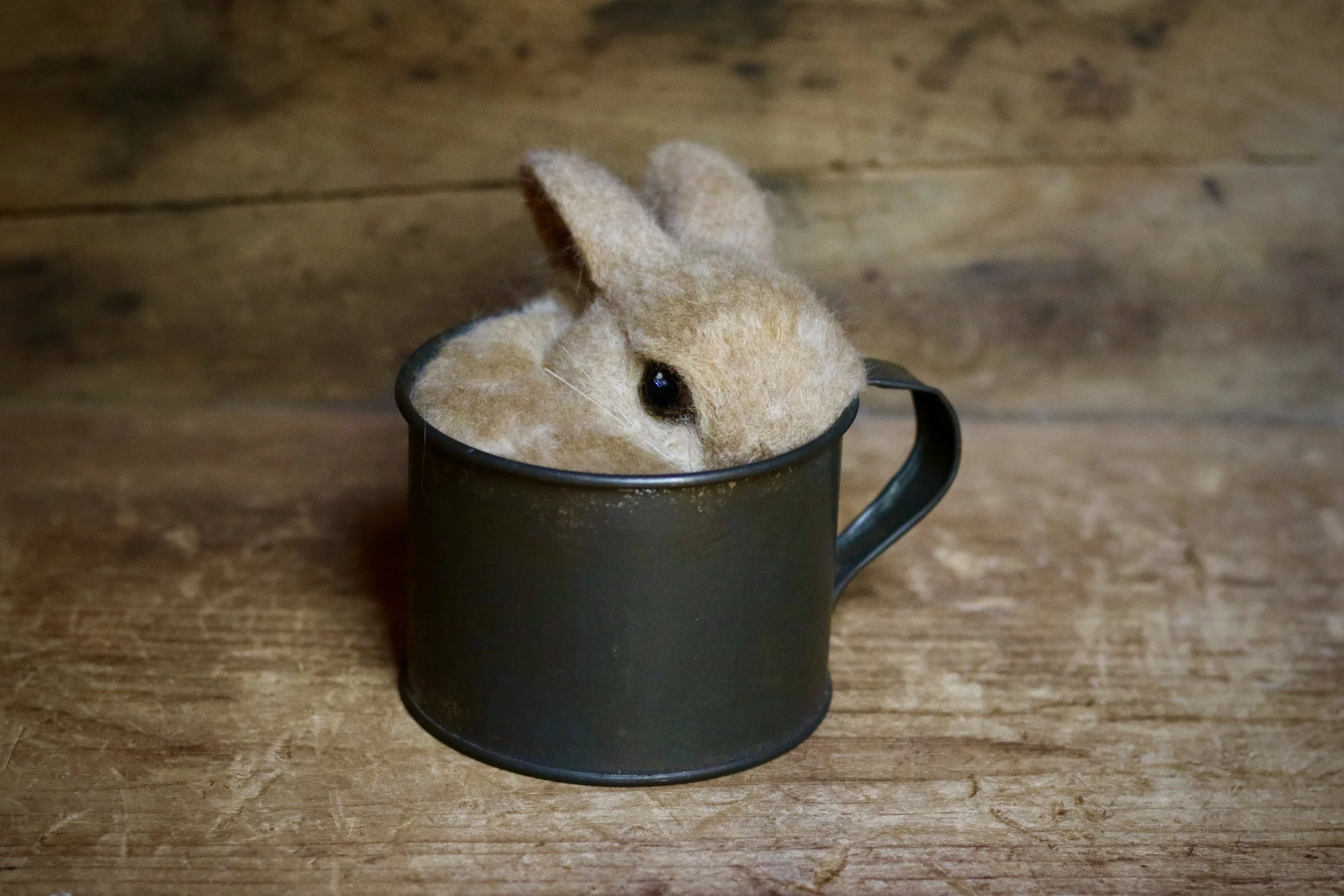 needle felted bunny