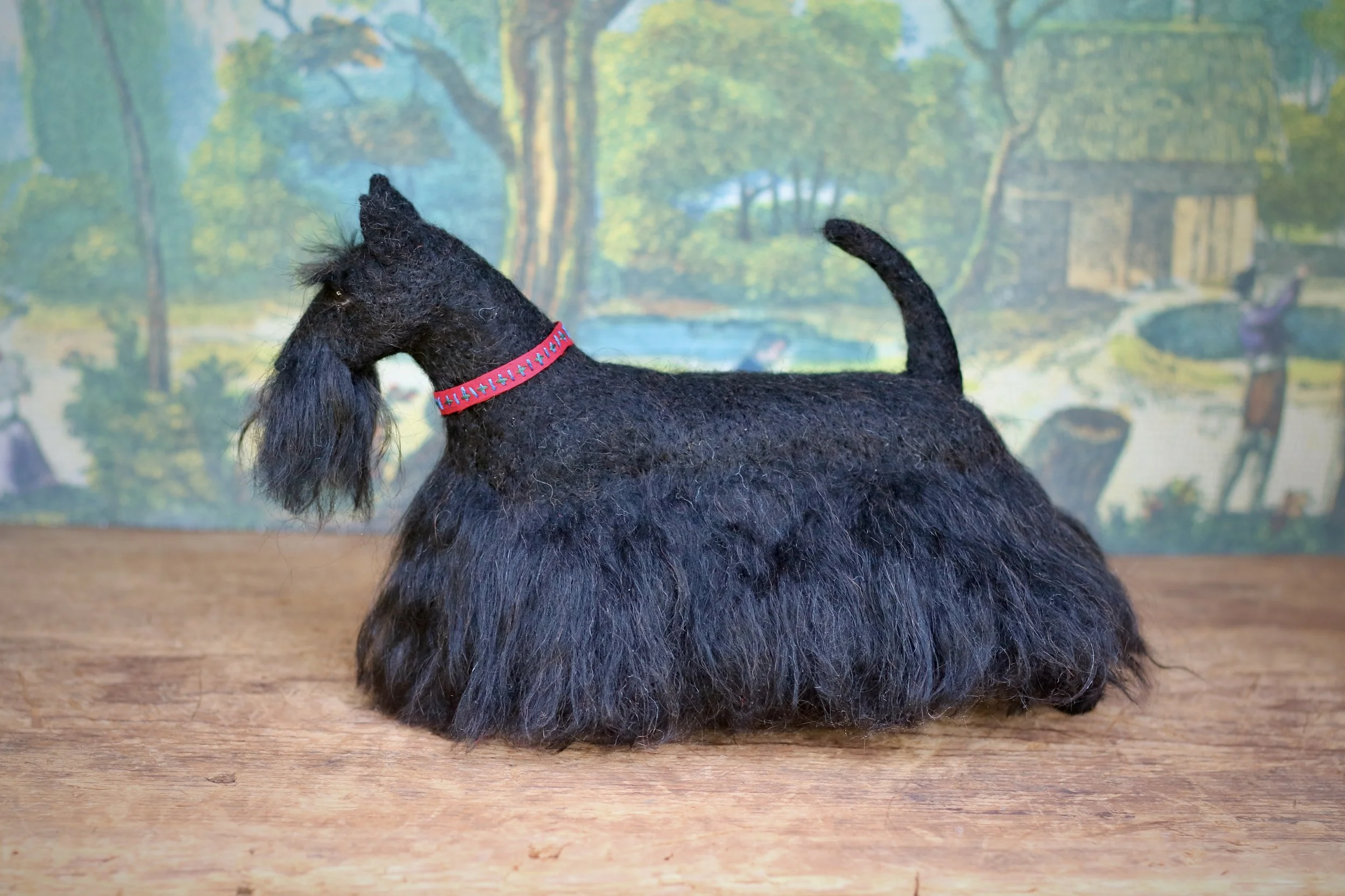 needle felted scottish terrier