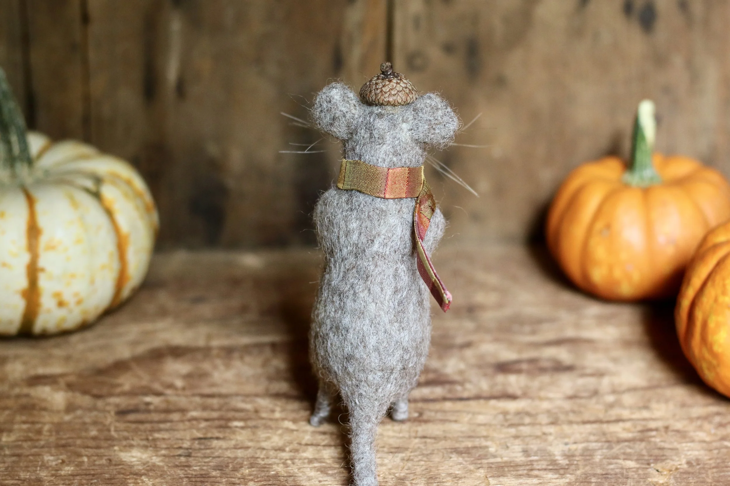 Needle felted mouse