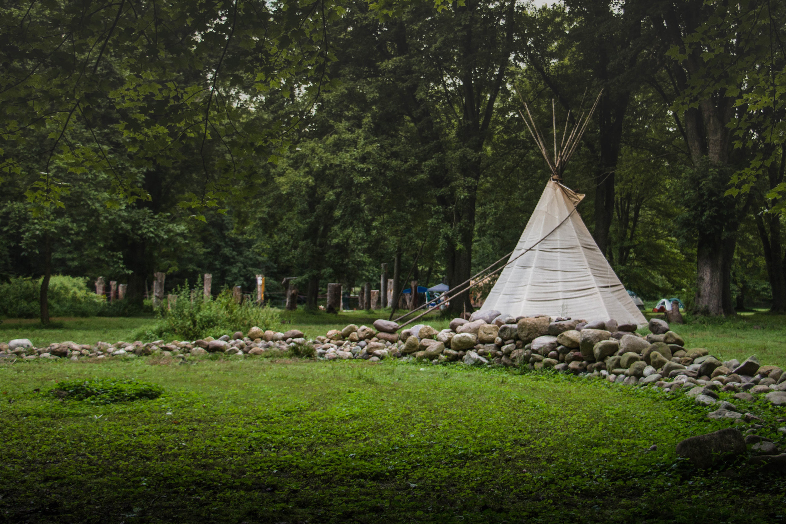 In 2012 the Township of Mahwah determined these ceremonial grounds of the Ramapough Lenape Nation were "zoned for prayer." The first of yesterday's court cases was supposed to be about the township's recent decision to not "zone" the Tribe's ceremonial grounds for prayer.