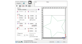 It is checked the cutting object, adjust the position and se the cutting conditions.