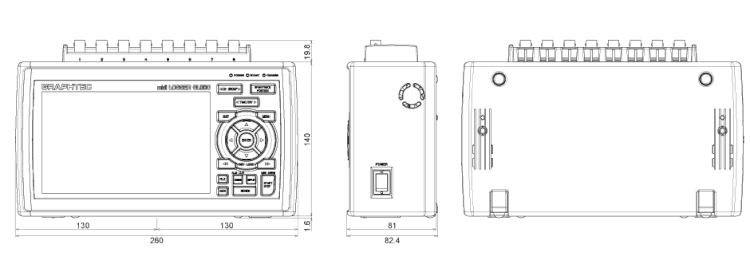 DATA LOGGER GL980 TEST EQUIPMENT - SPECIFICATION AND SIZE | Graphtec ...
