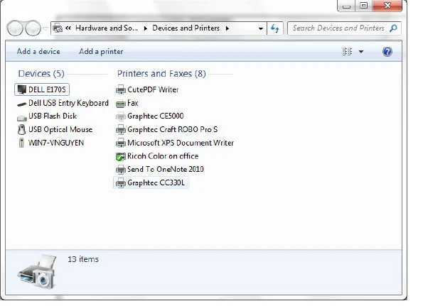 WINDOW DRIVER INSTALLATION | Graphtec America, Inc