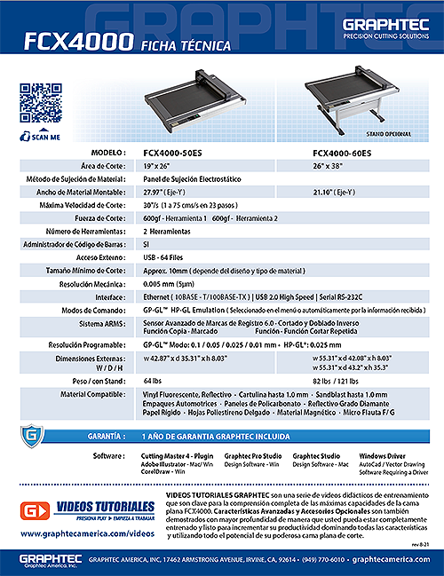 GRAPHTEC FCX4000 Series — Grant Graphics