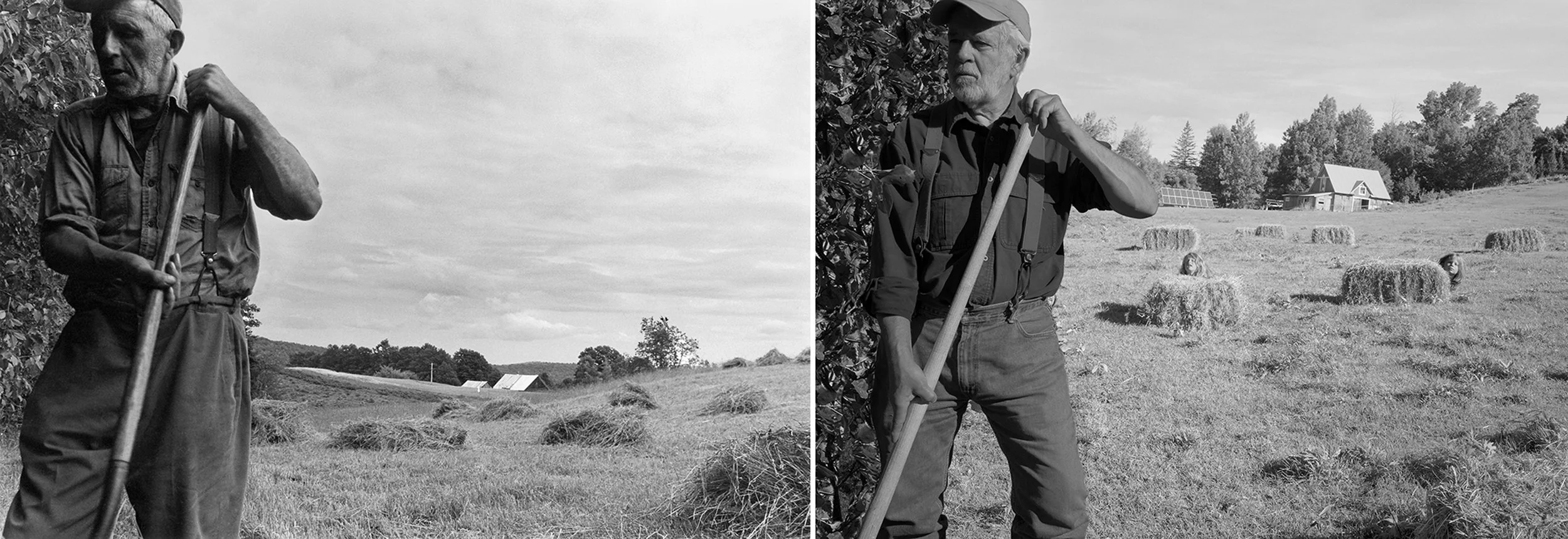KENNETH O’DONNELL – 1972    |    FRITZ GROSS WITH JUNIPER + THEO – 2021