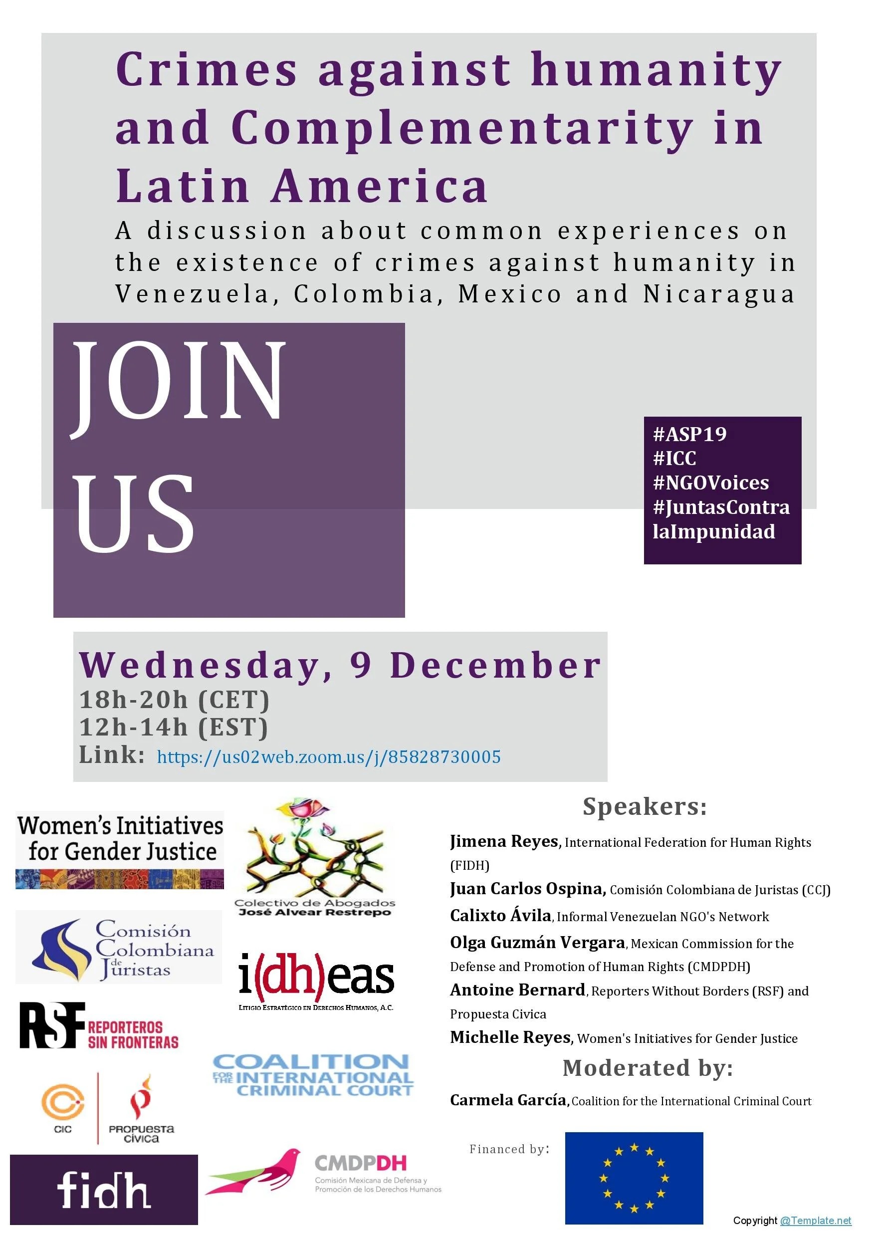 ASP19 Side Event: Crimes Against Humanity and Complementarity in Latin America