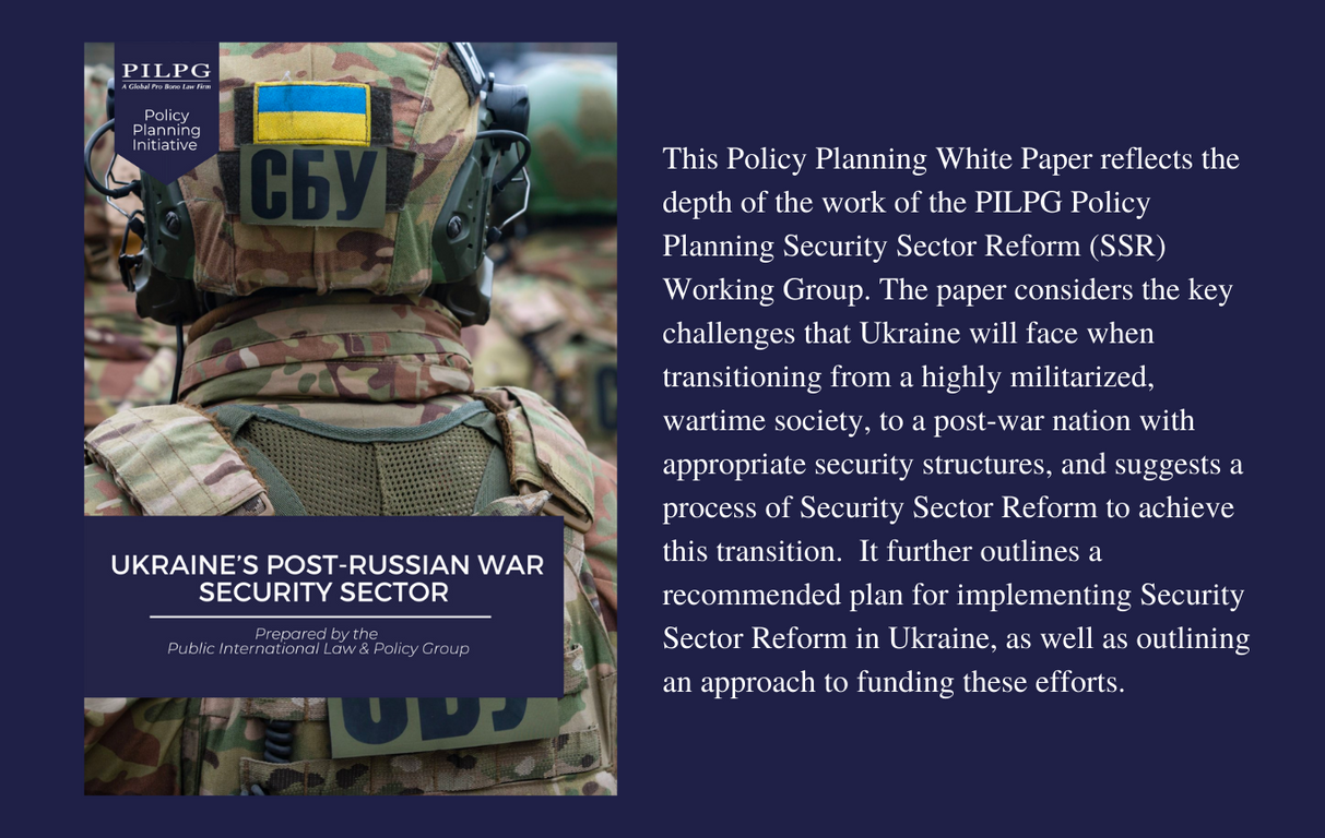 Policy Planning Ukraine SSR — Public International Law & Policy Group