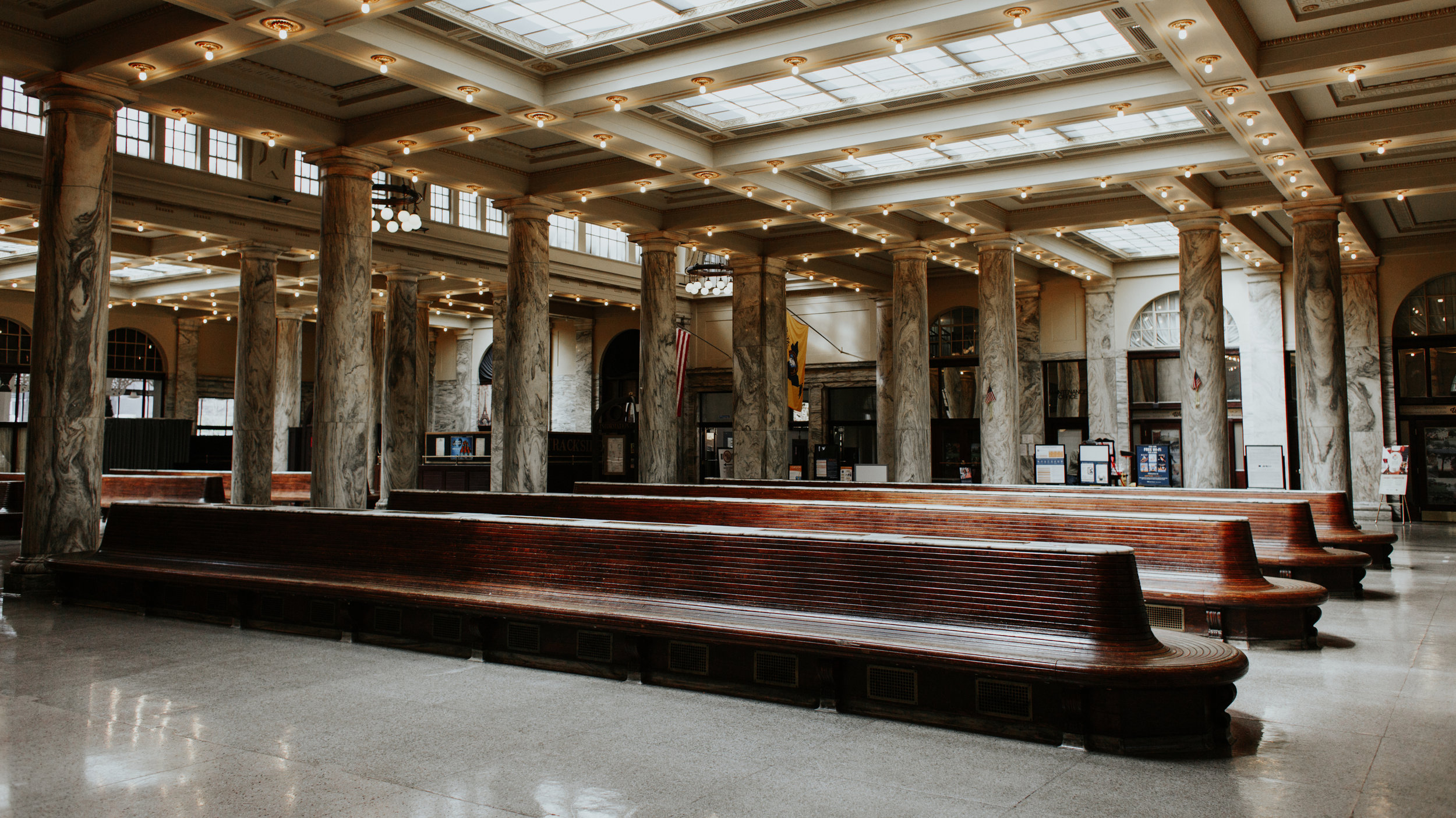 UTICA TRAIN STATION INTERIOR