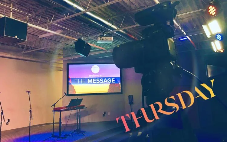 The Message Thursday’s @ 9 AM Learn more!