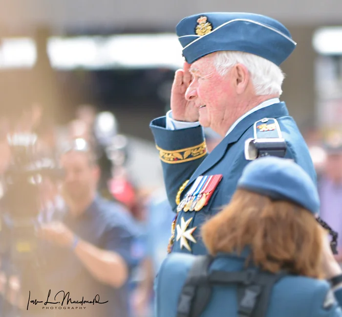 The Governor General taking the Vice Regal Salute