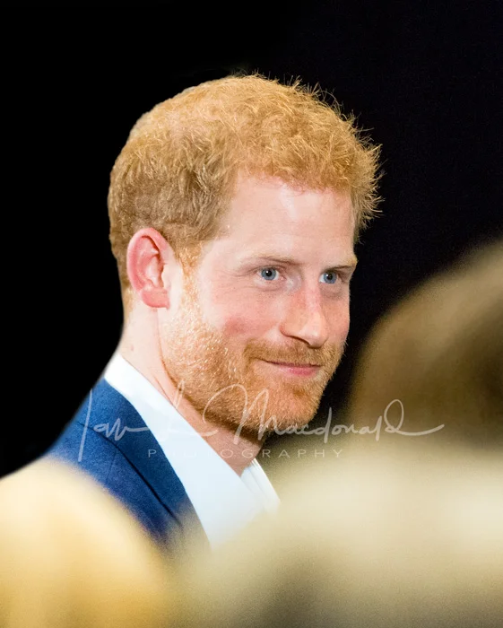 HRH Prince Harry at the True Patriot Love Foundation symposium on wounded soldiers.