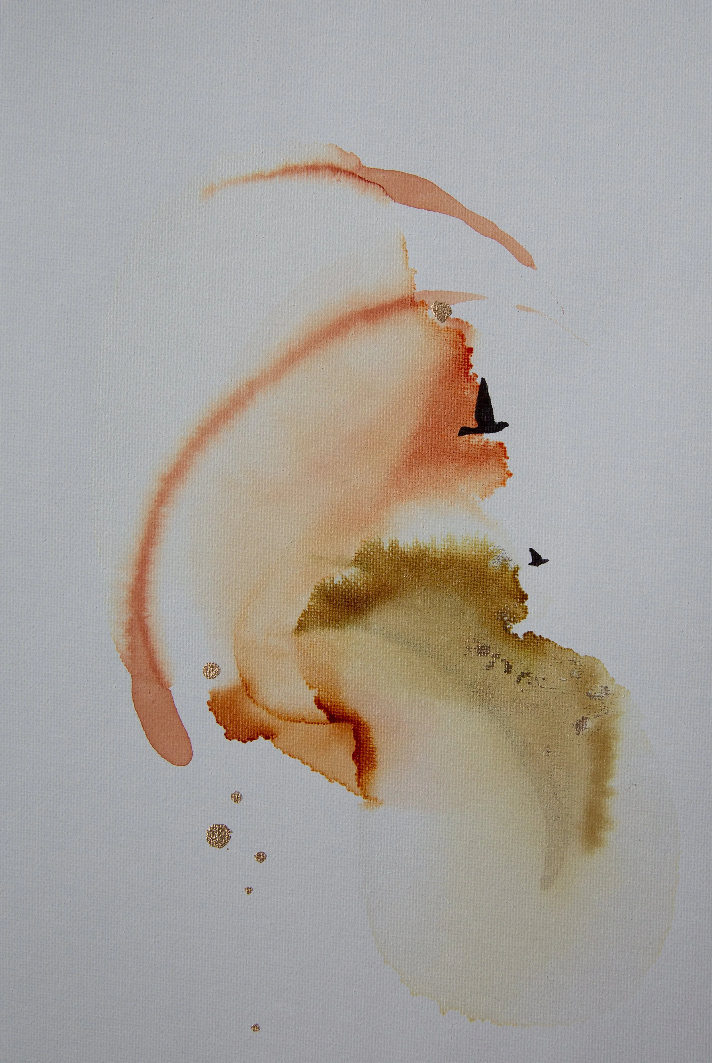 A Gentle Brush - in 11 x 16 Matte