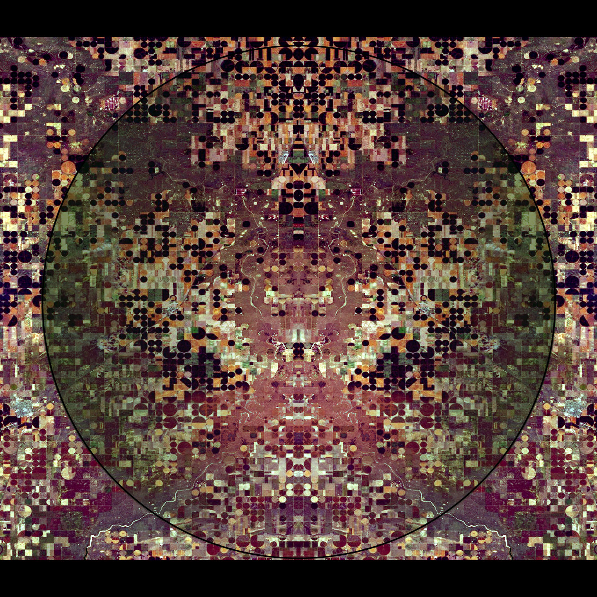 Mirror Landscape, 2011 Digital print. 14"H x 14"W