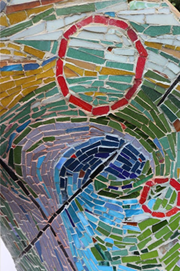 Outdoor Mosaic Sculpture