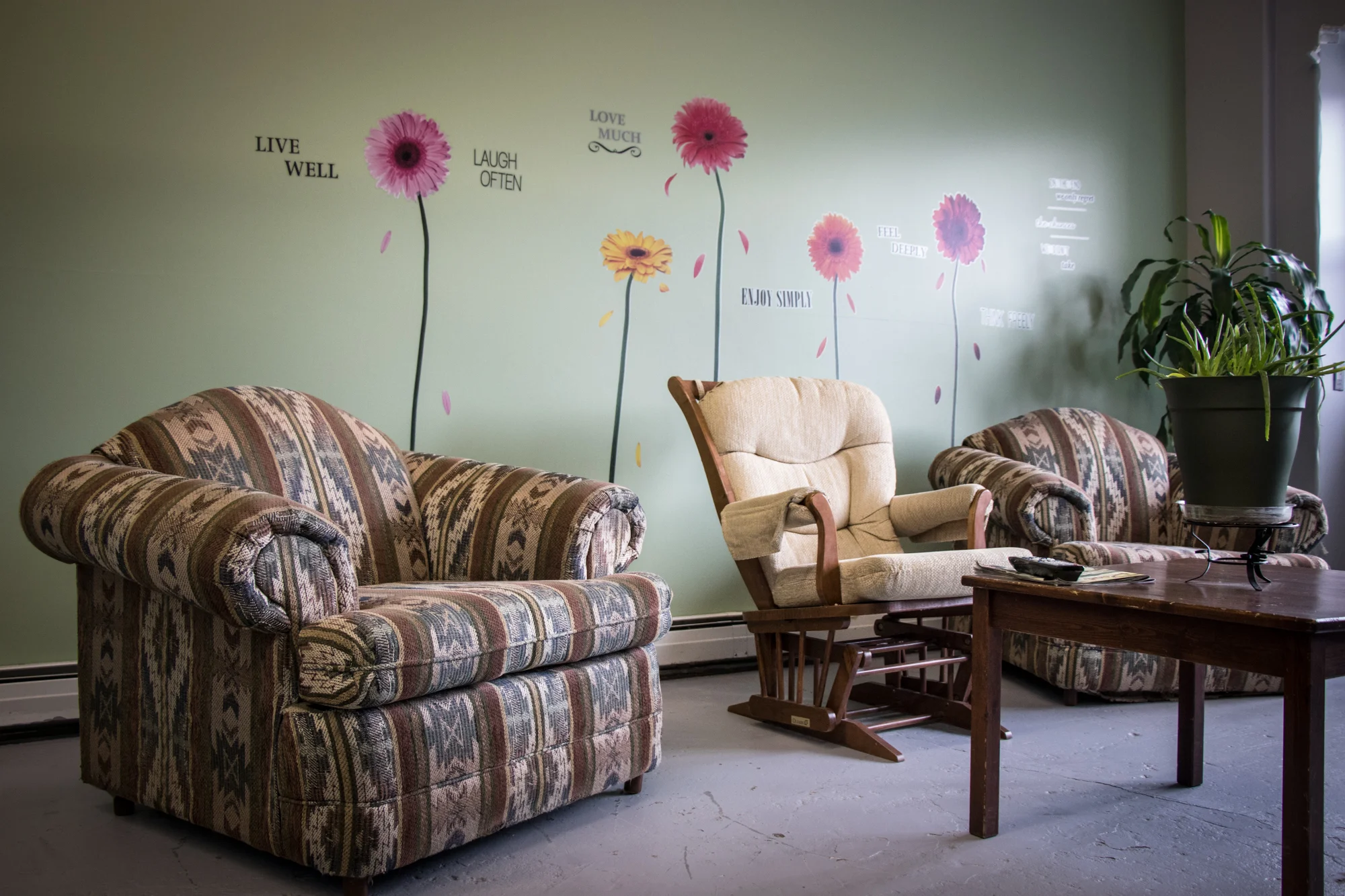 CAIRS does its best to create a warm environment-- the exact opposite of Residential Schools. Henry says they do their best to avoid triggers in attempt to create a safe space for clients to heal.