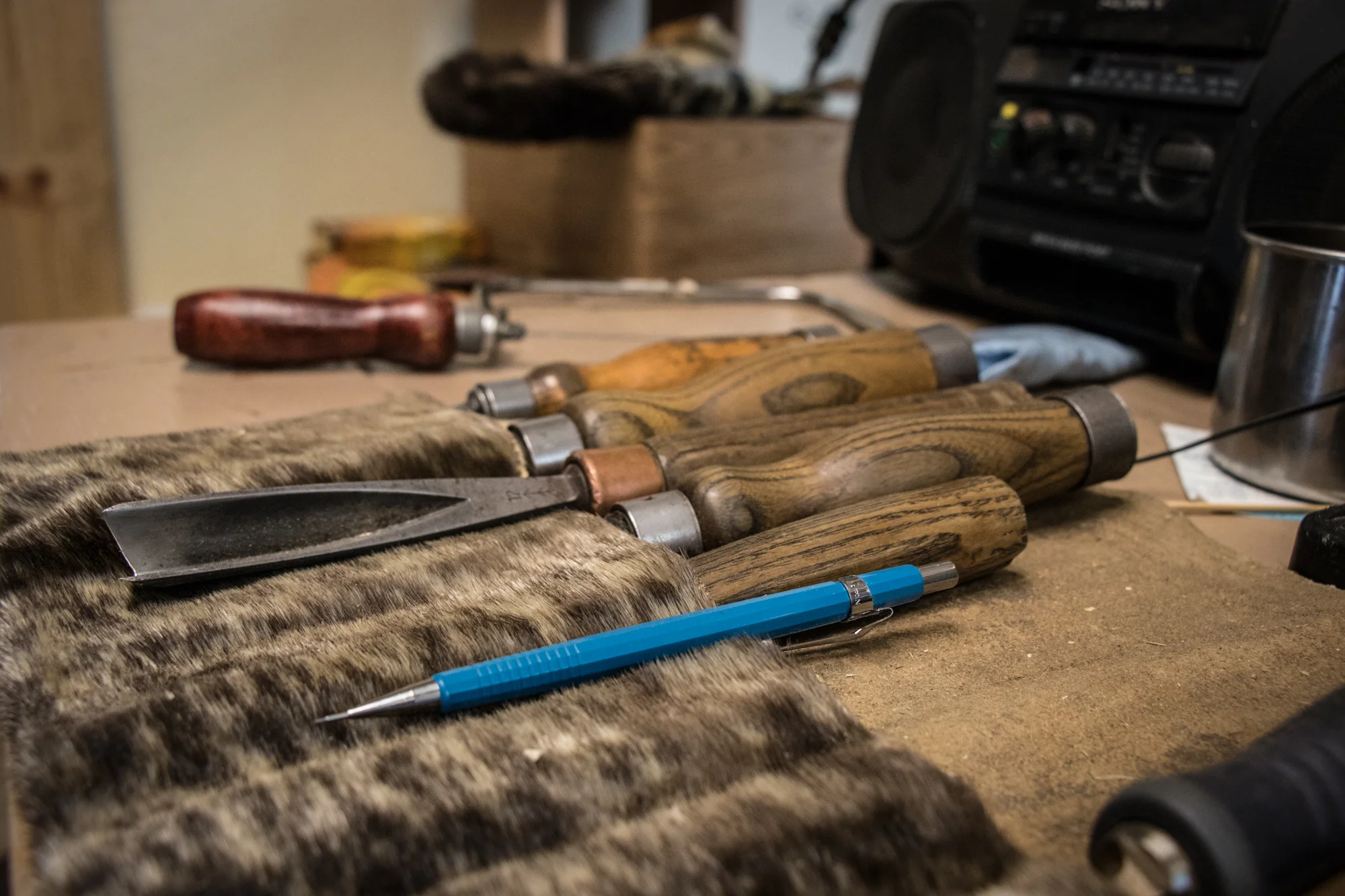 Traditional tools.