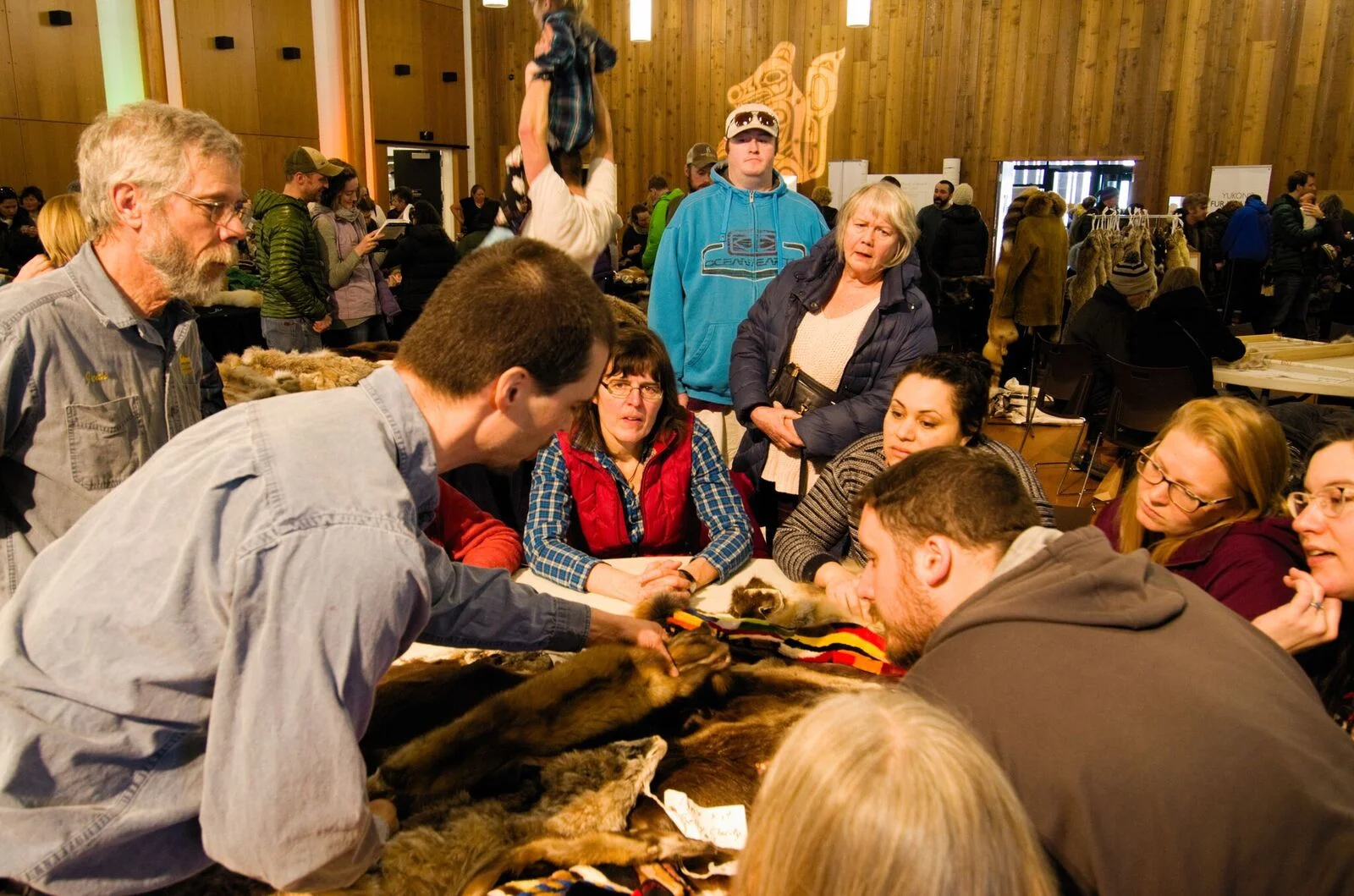 The UnFURled event hosted by Yukon Fur Real in March was meant to gauge the support of Yukoners for trapping and the fur industry in the territory. Photo: Christian Kuntz