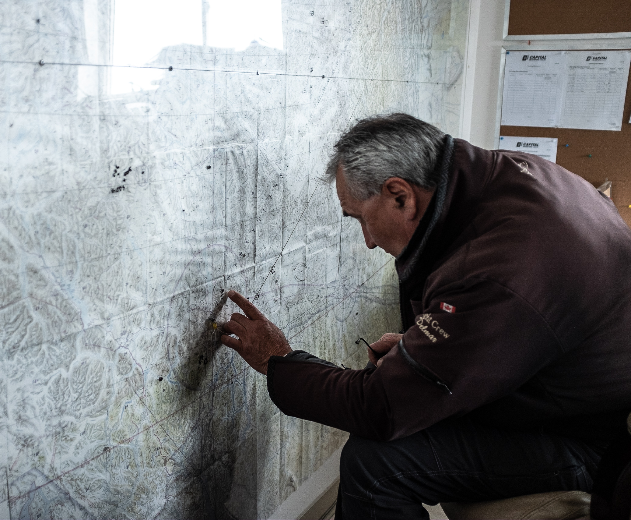 Washington maps out every trip before he heads out.
