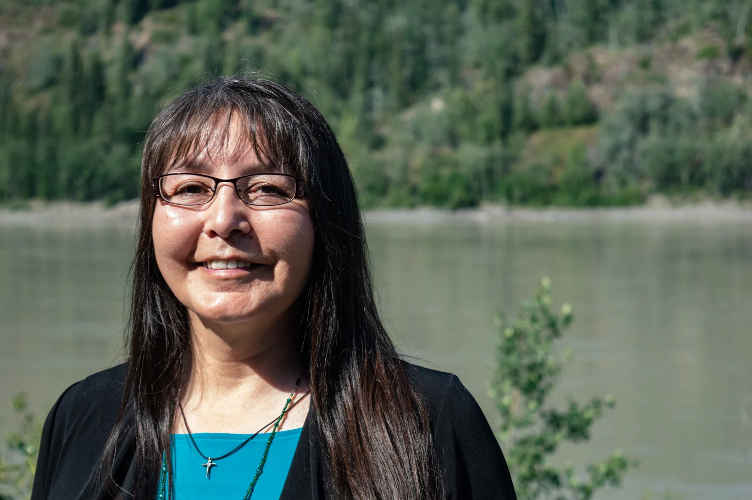 Roberta Joseph is chief of the Tr’ondek Hwech’in First Nation. She says salmon holds high spiritual value for her people. Photo by Reina Cowan