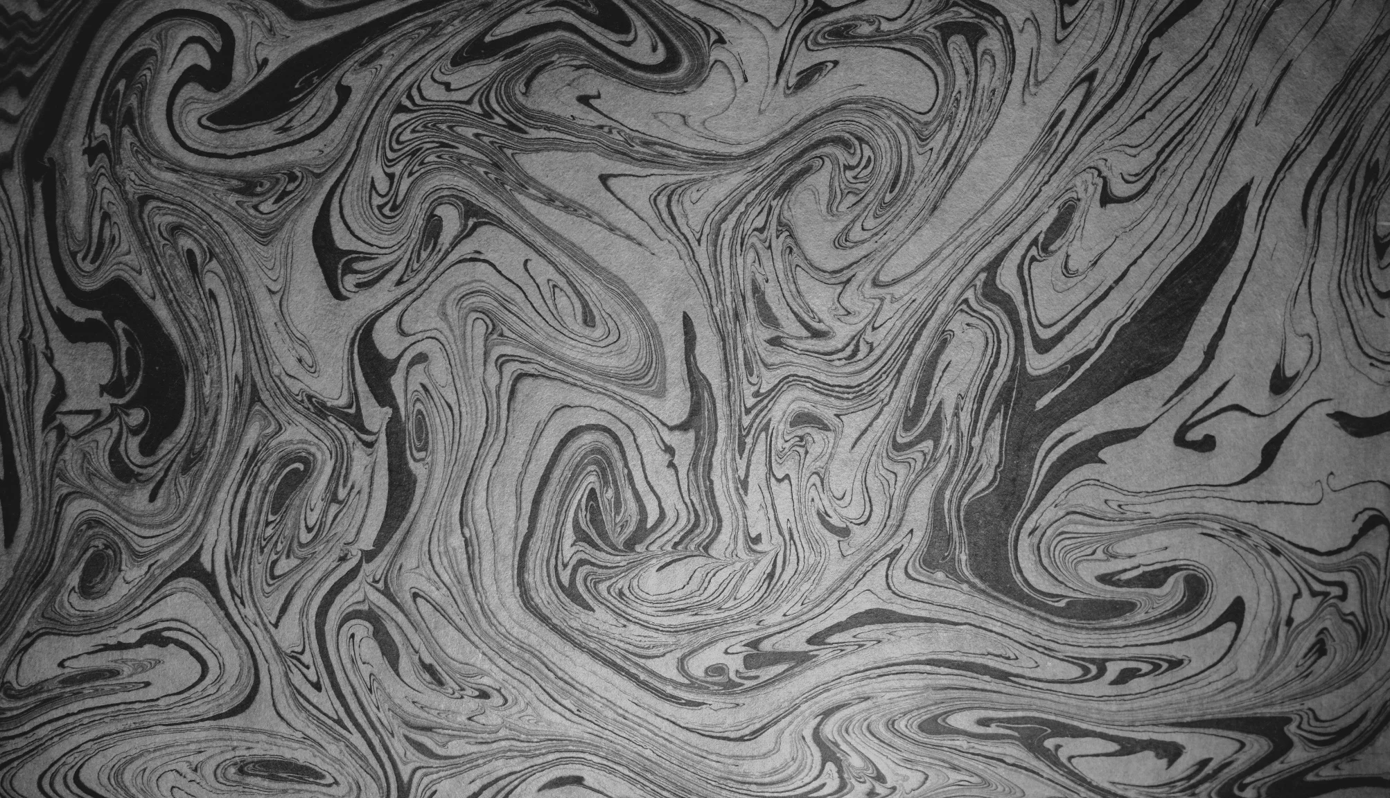 Photo of latest Suminagashi print on Mulberry paper.