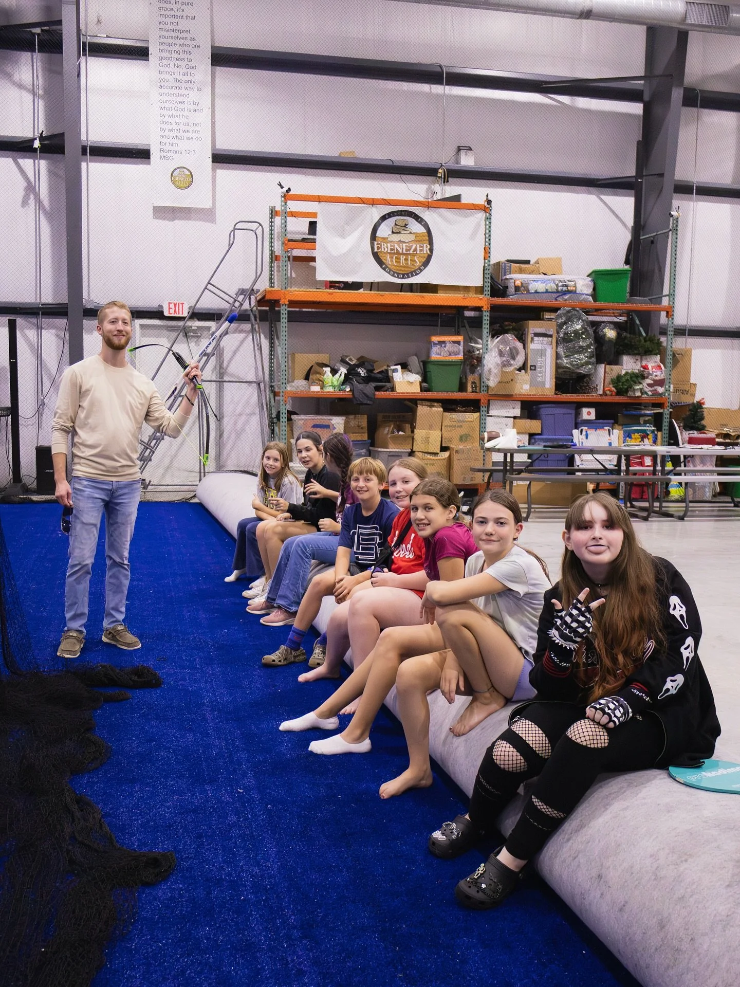 Ebenezer Acres was A-MAZING last week with Middle school‼️

- High schoolers it&rsquo;s your turn at Ebenezer Acres 🏒🏹
-Middle schoolers will stay at the River for GAME NIGHT🎱🎮🏐

Pull up at 5️⃣ for dinner and at 6️⃣ we&rsquo;ll split up for our 