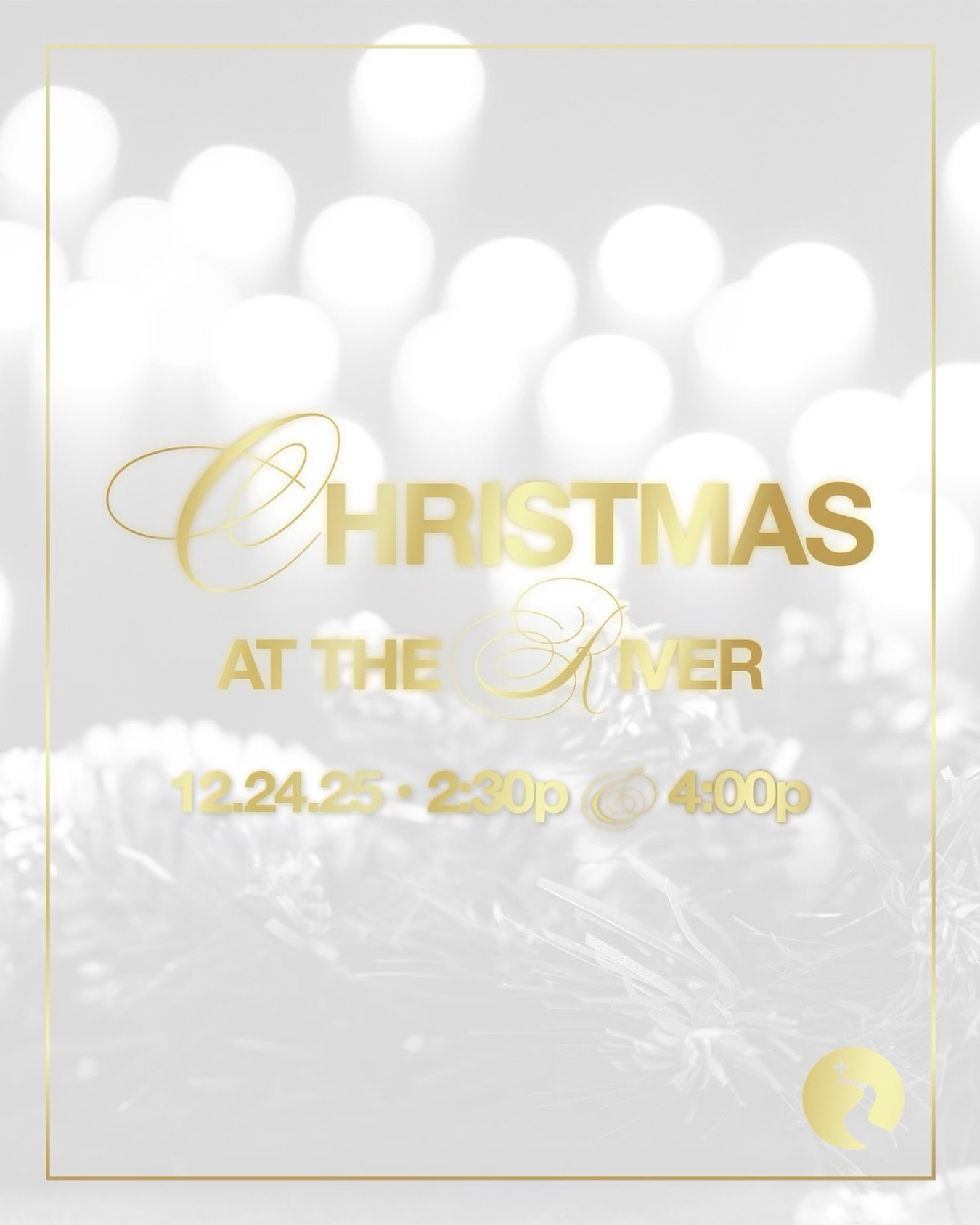 Celebrate Christmas Eve at The River!
Candlelight worship, communion, and a meaningful reflection on the true hope of Christmas. 

Gather your family and share in the season with us!

December 24
2:30p + 4p
1200 Miracle Rd

Please note: There will be