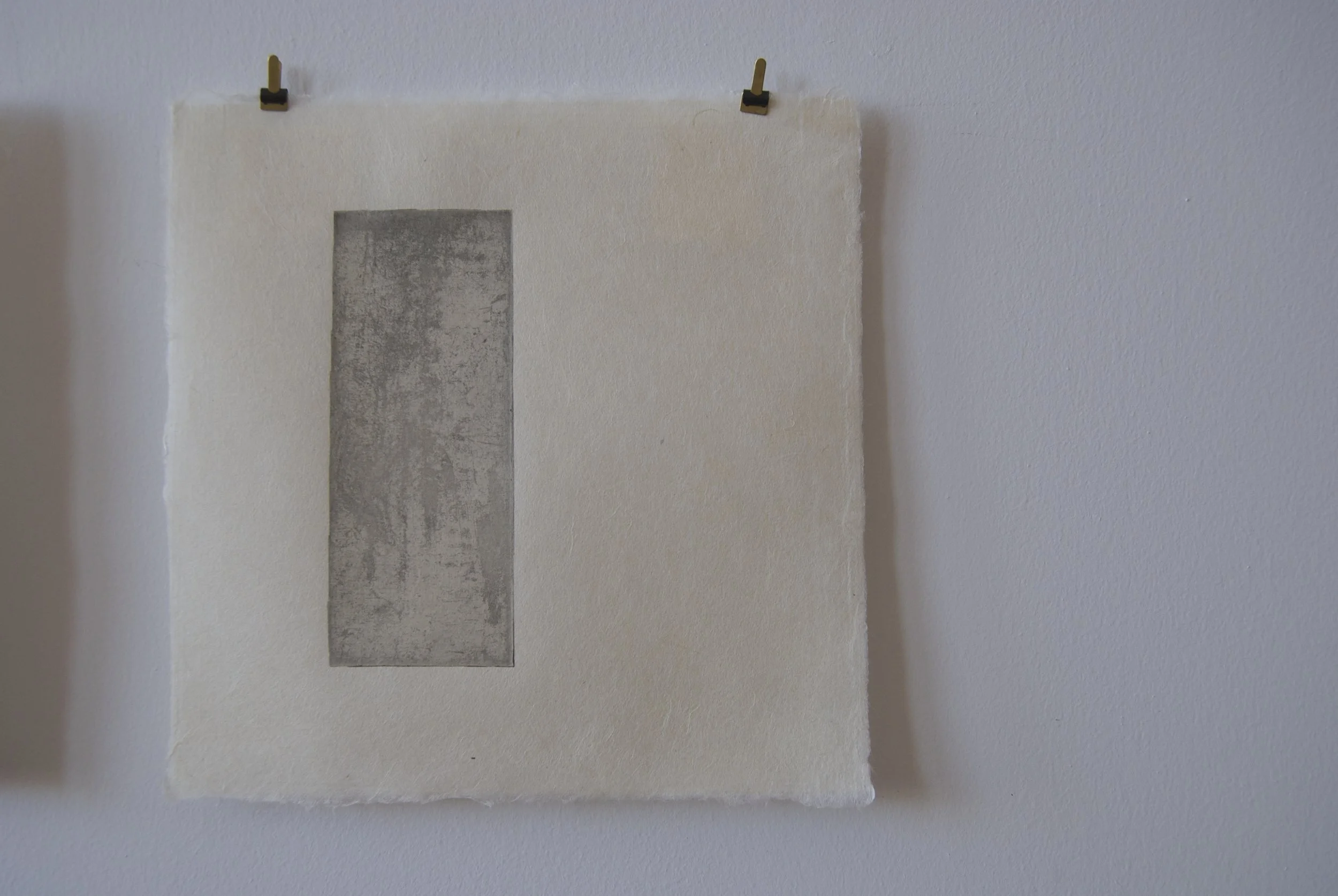 "alternatively, " (march 2016) intaglio prints, folded chine colle. varied edition (1/5) detail right.