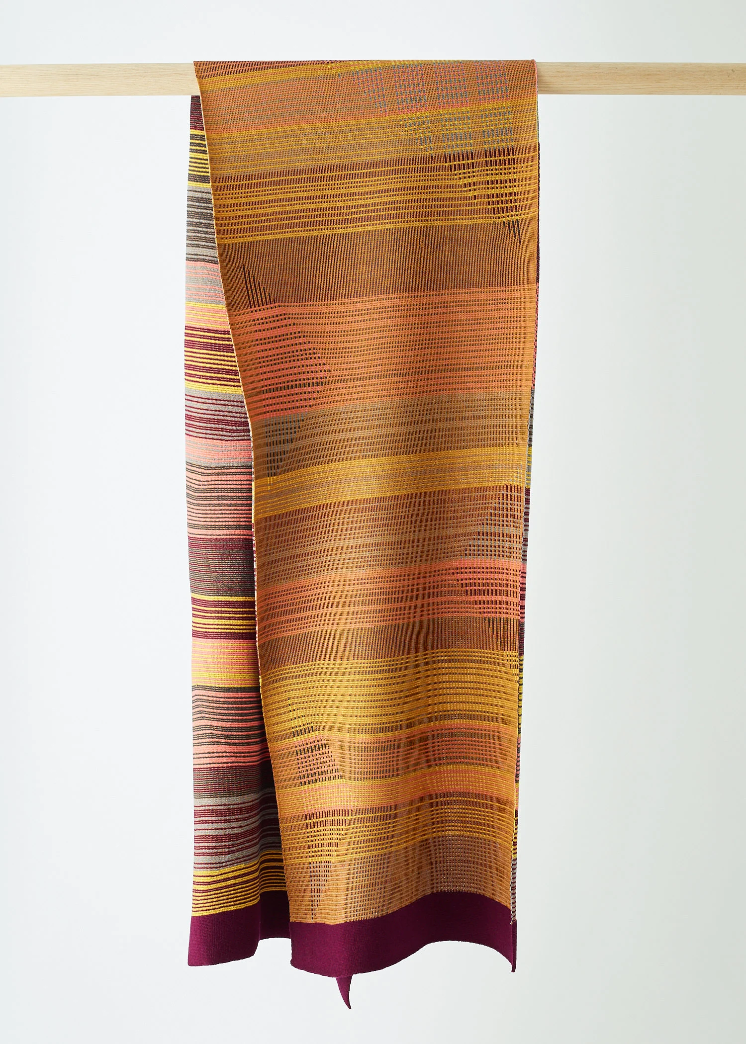 Sunset Triangles Scarf by Olivia J Holland