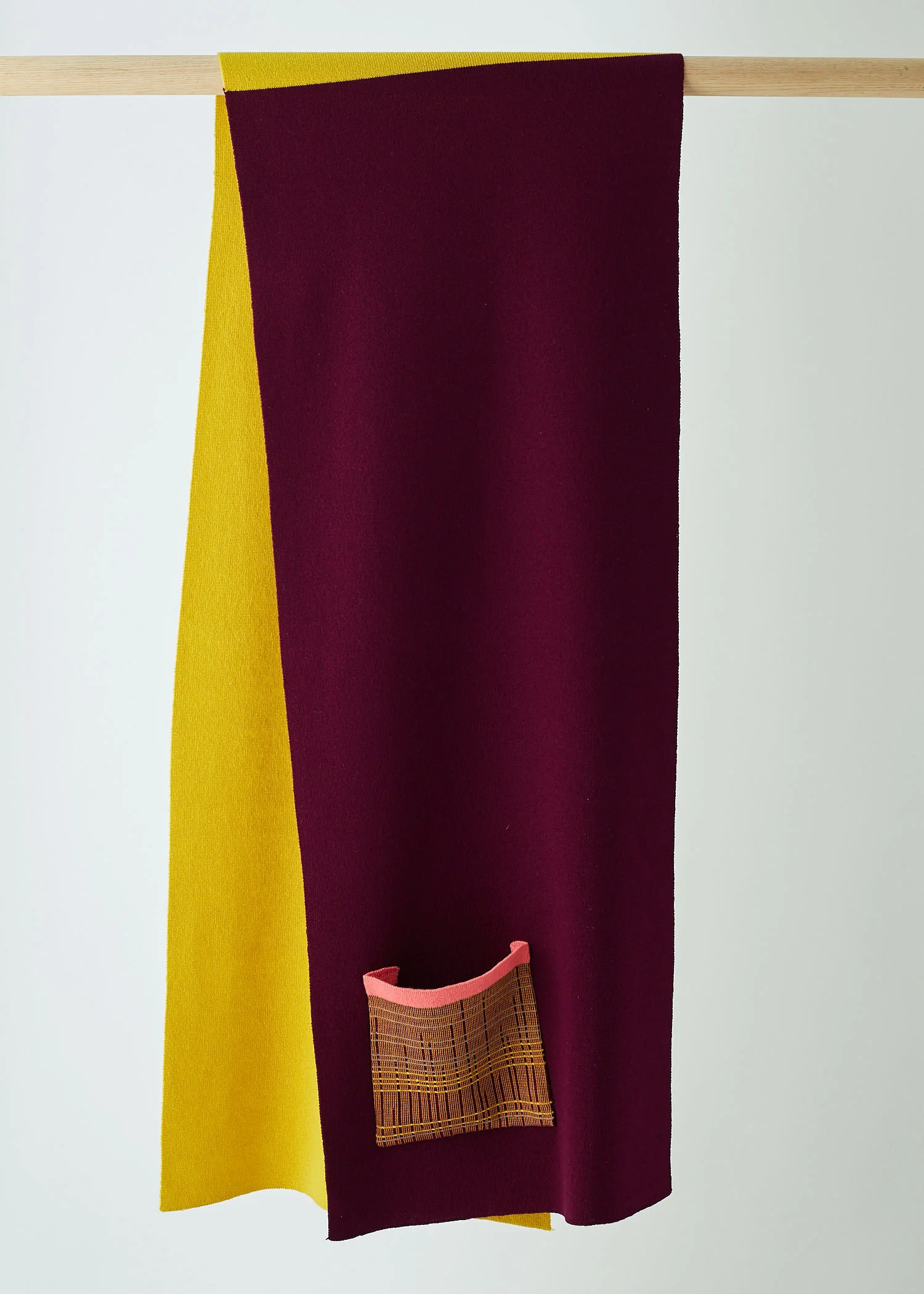 Colour block scarf