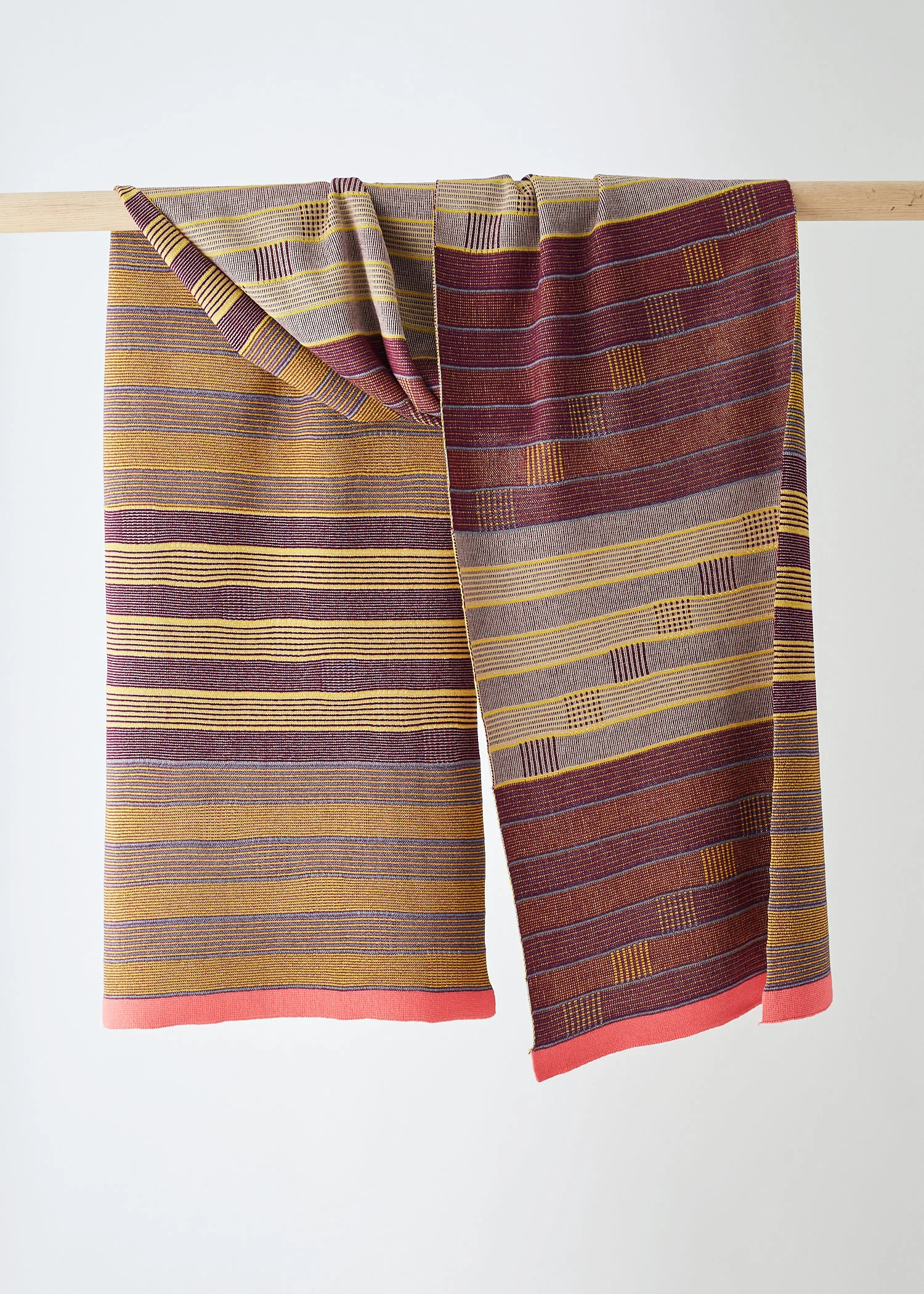 Silk and cashmere handcrafted scarf