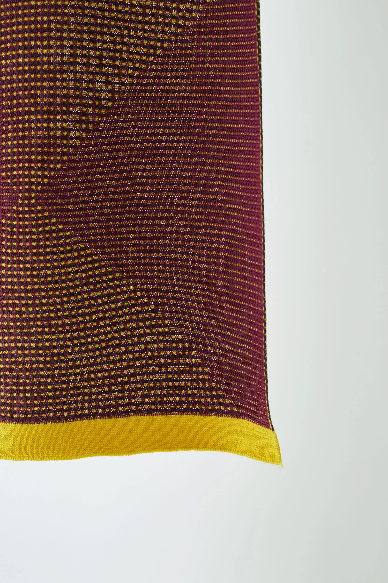 Purple and yellow textile design